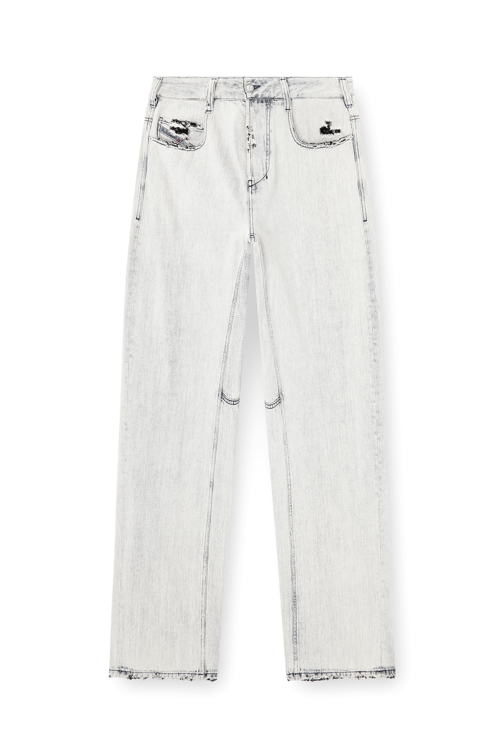 Diesel - Unisex's Relaxed Jeans 1997 D-Enim-M 068UR, Light Blue - 3