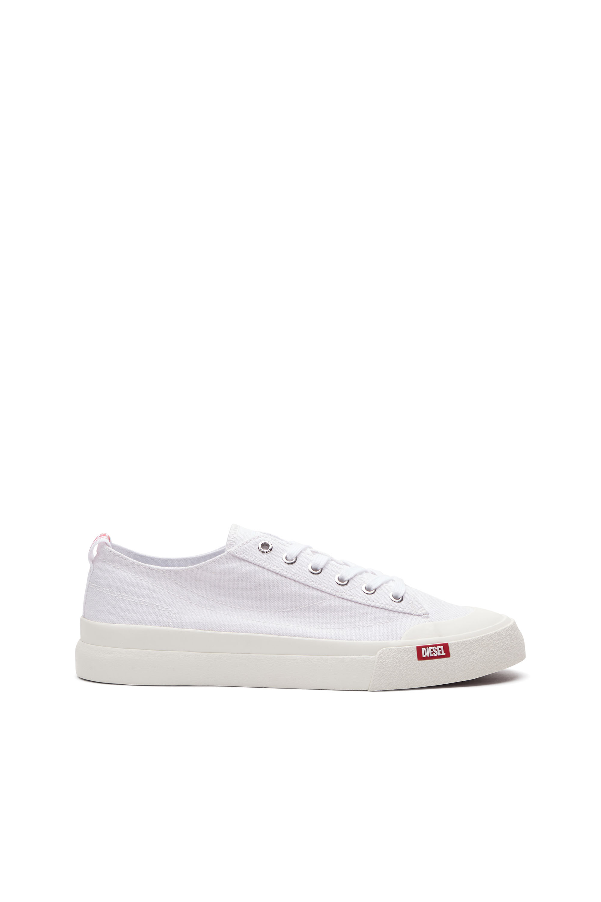 Diesel - S-ATHOS LOW W, Woman's S-Athos Low-Canvas sneakers in White - 1