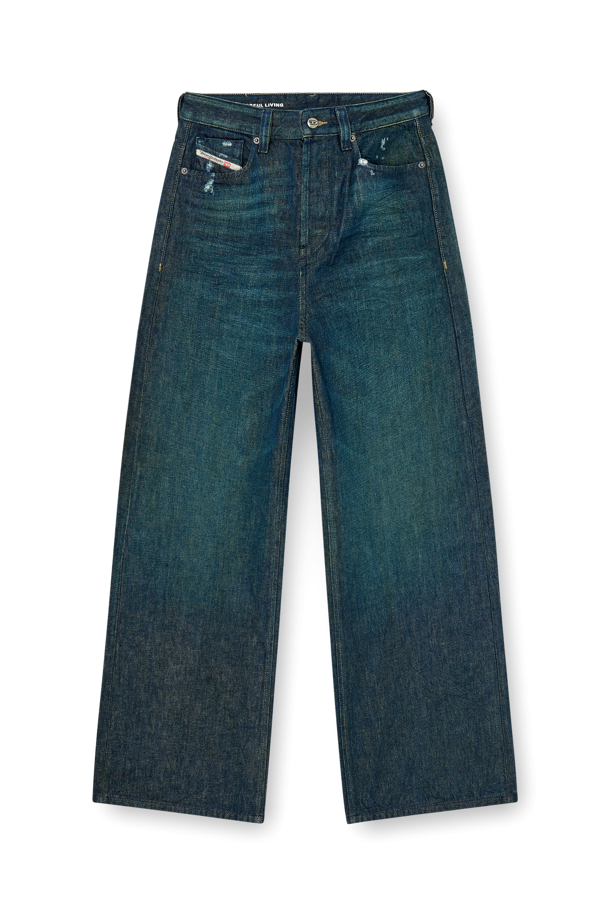 Diesel - Woman's Relaxed Jeans 1996 D-Sire 0ADBY, Dark Blue - 3