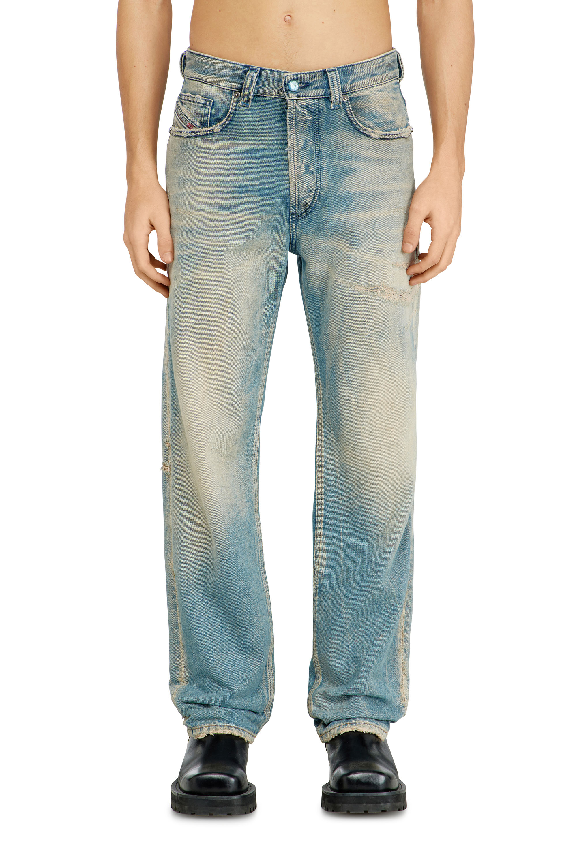 Diesel - Man's Regular Jeans 2024 D-Macs 09N30, Light Blue - 2