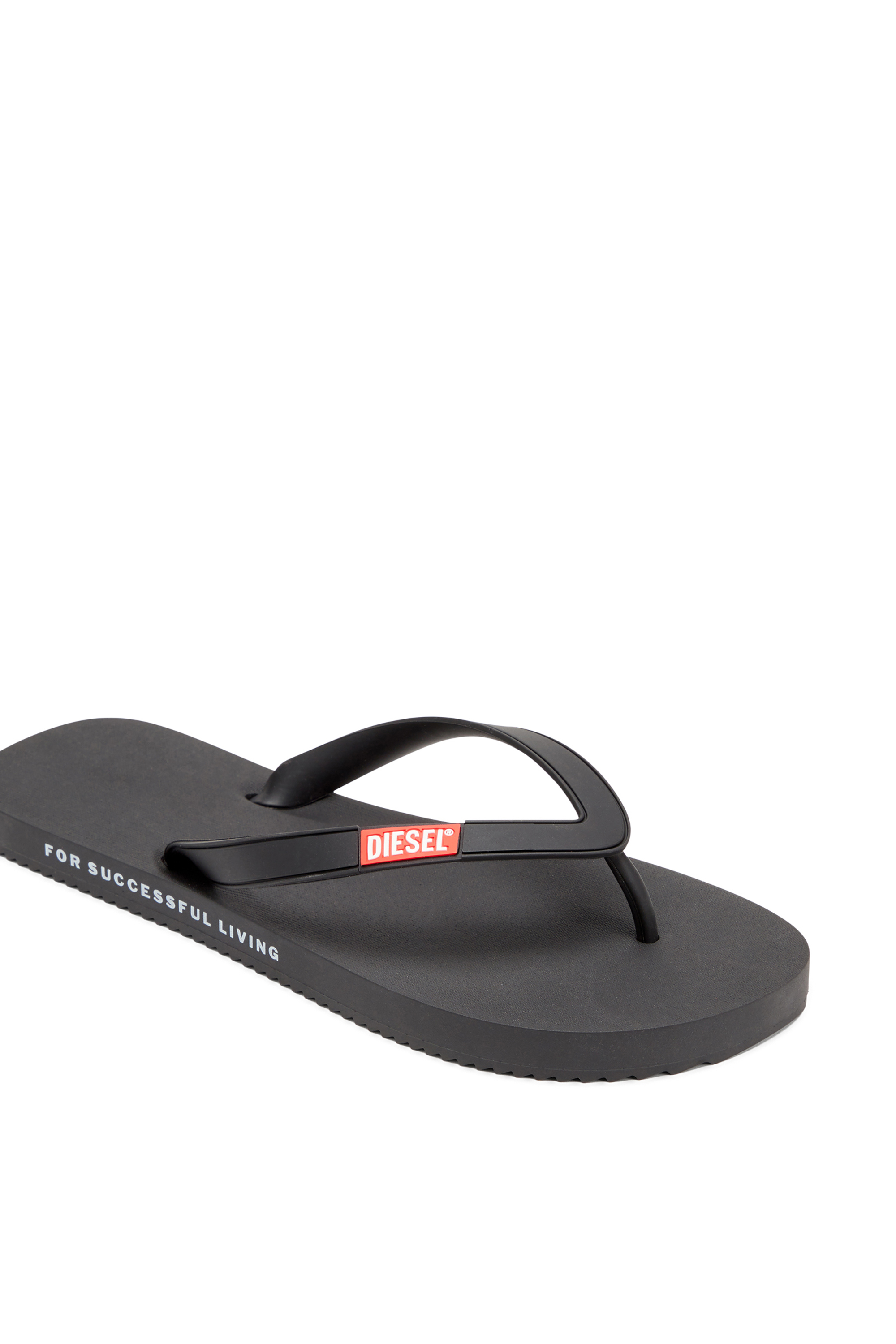 Diesel - SA-RIO, Man's Sa-Rio-Rubber flip-flops in Black - 6