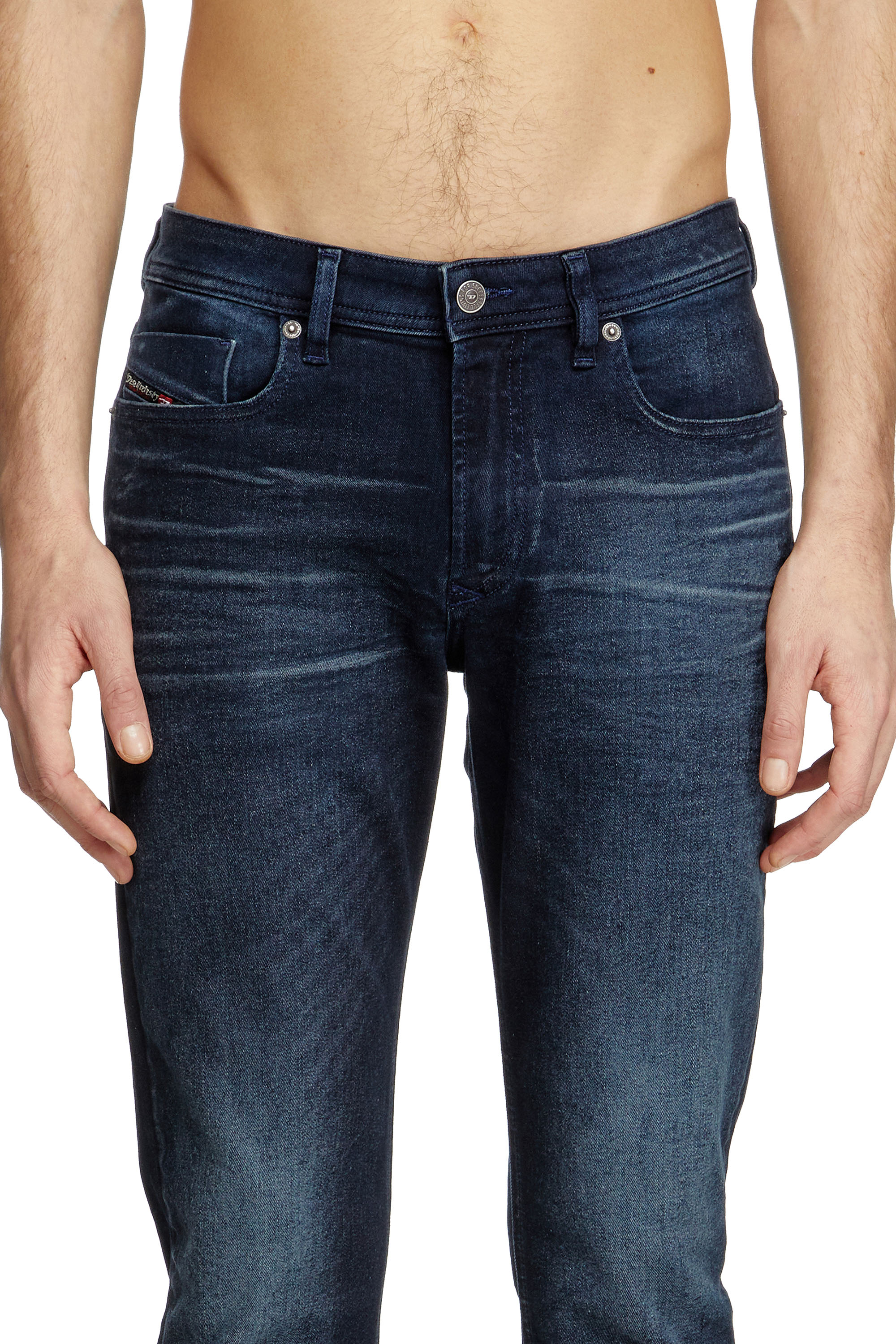Skinny Jeans 1979 Sleenker 0BMBU, Dark Blue Diesel - Man's Skinny Jeans 1979 Sleenker 0BMBU, Dark Blue - 5