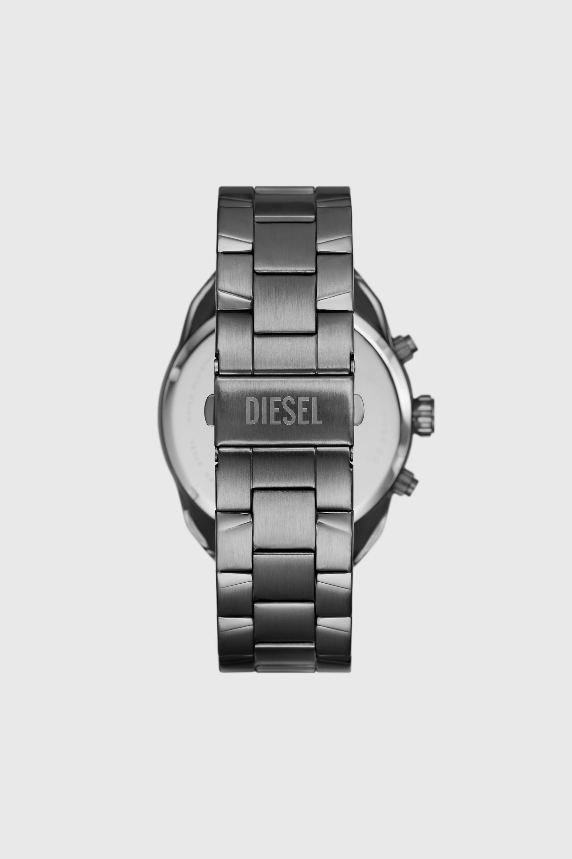 Diesel - DZ4669, Man's Spiked Two-Tone Stainless Steel Watch in Dark grey - 2