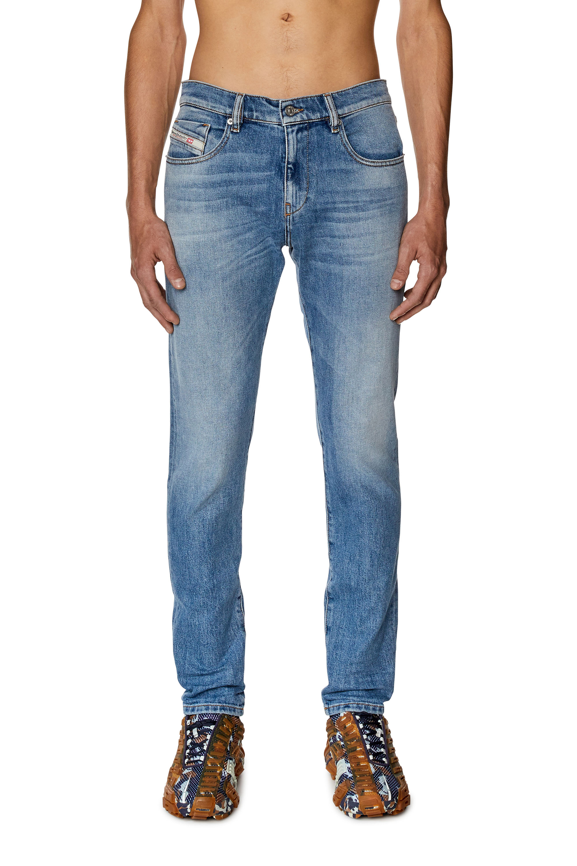 Diesel - Slim Jeans 2019 D-Strukt 09F81, Medium blue - Image 1