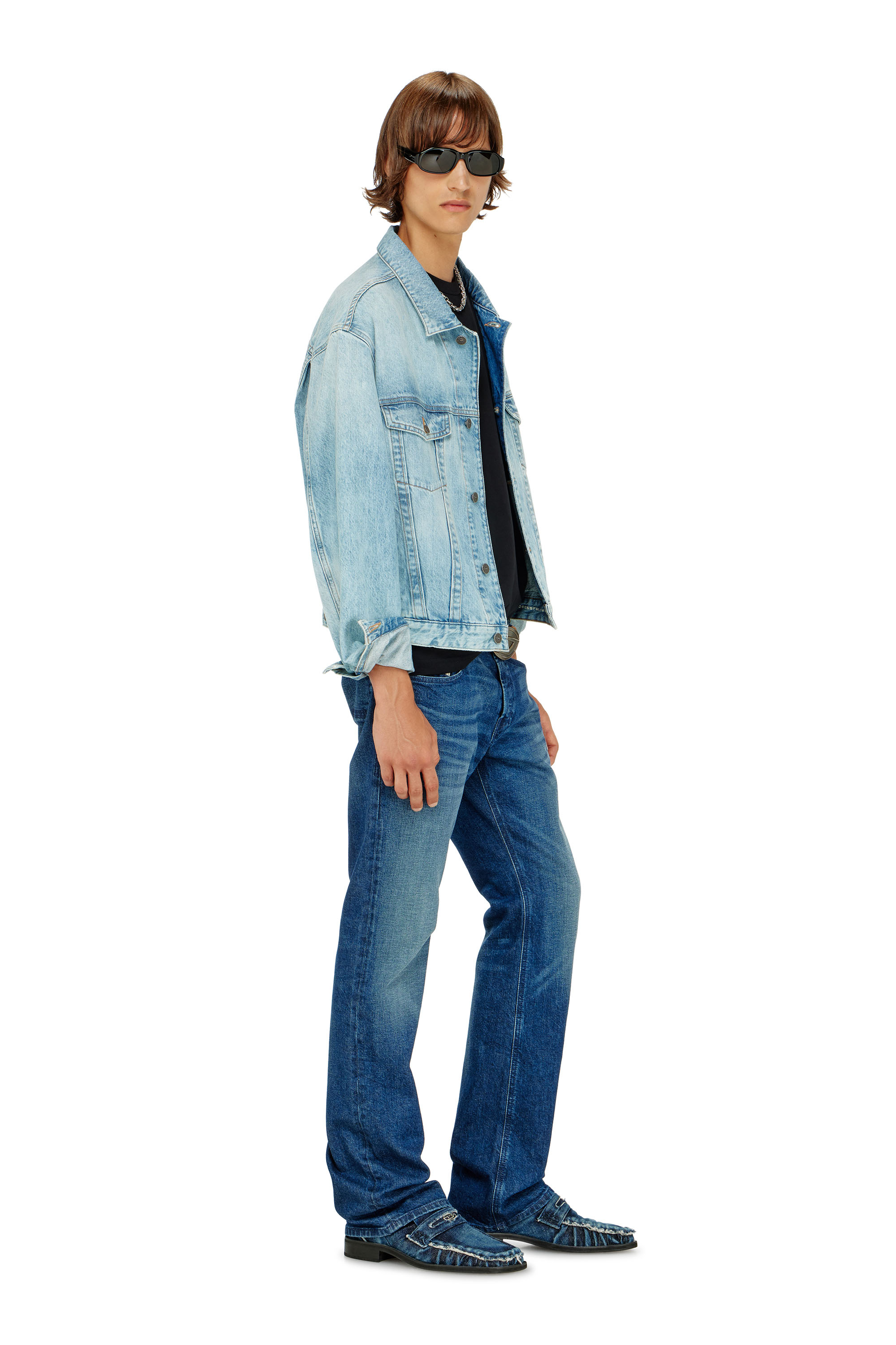 Diesel - Man's Bootcut Jeans 2007 Zatiny 09L51, Dark Blue - 4