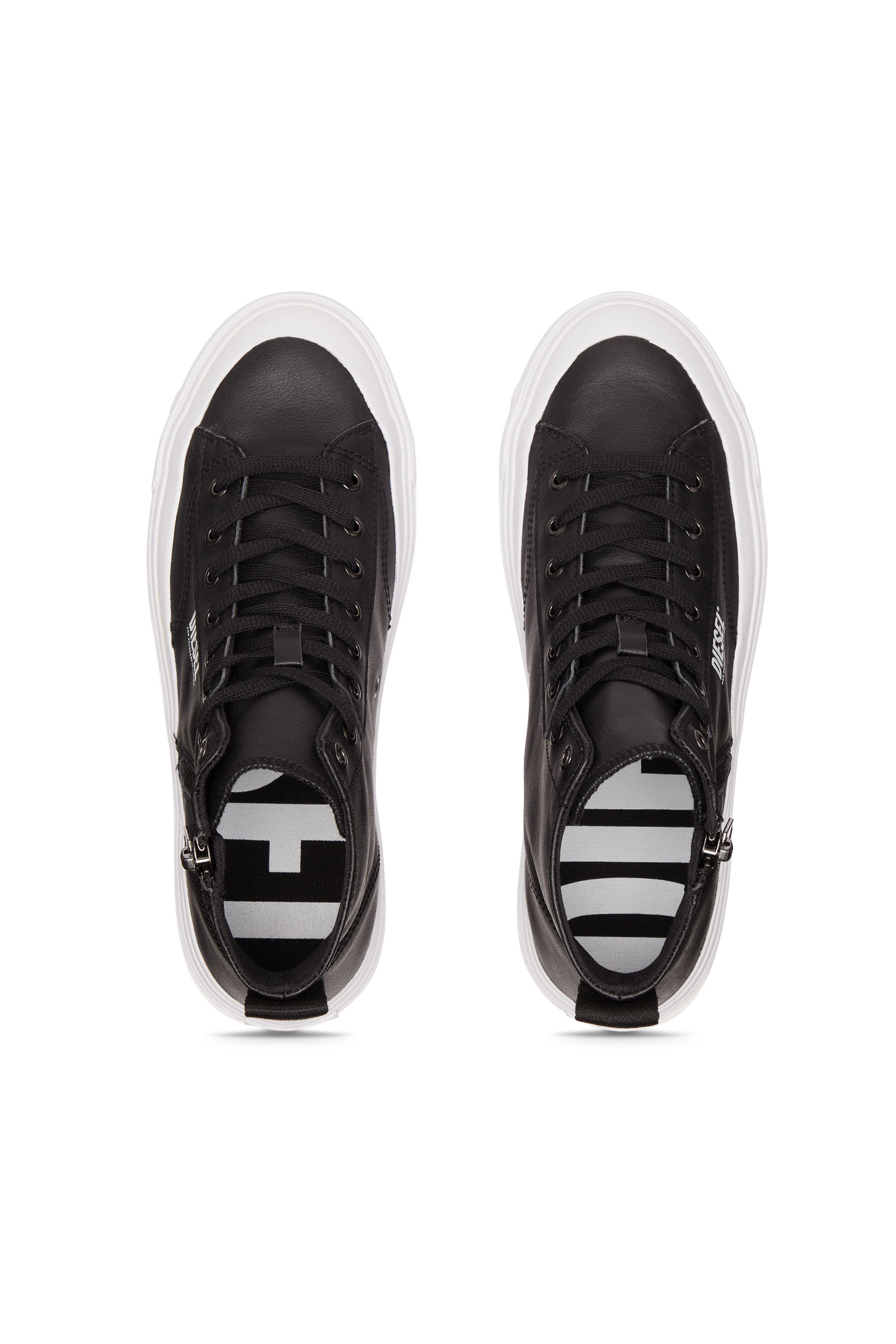 Diesel - S-ATHOS DV MID, Man S-Athos Dv Mid - High-top sneakers with side zip in Black - Image 5