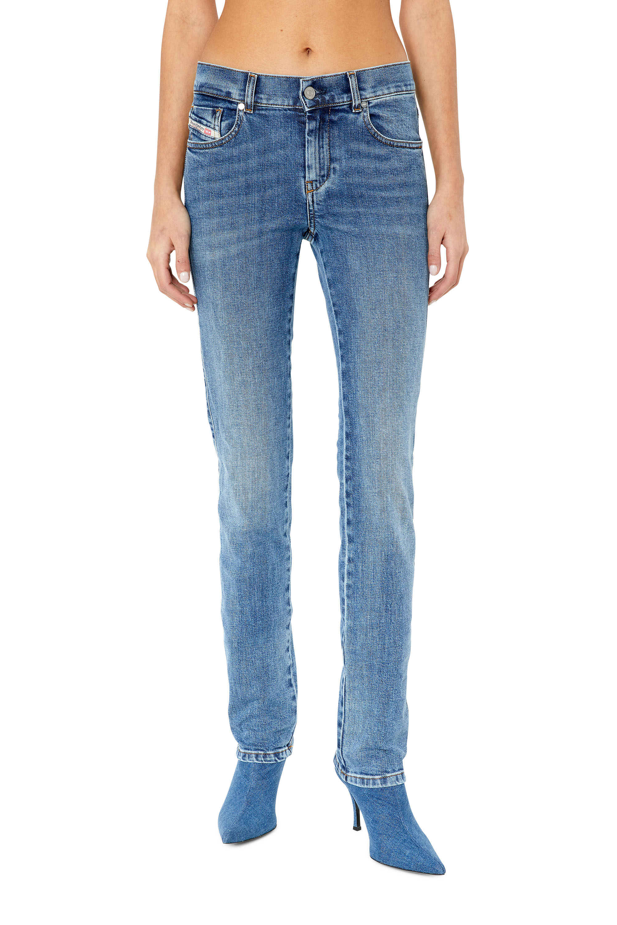 Diesel - Straight Jeans Sandy E09AA, Medium blue - Image 1