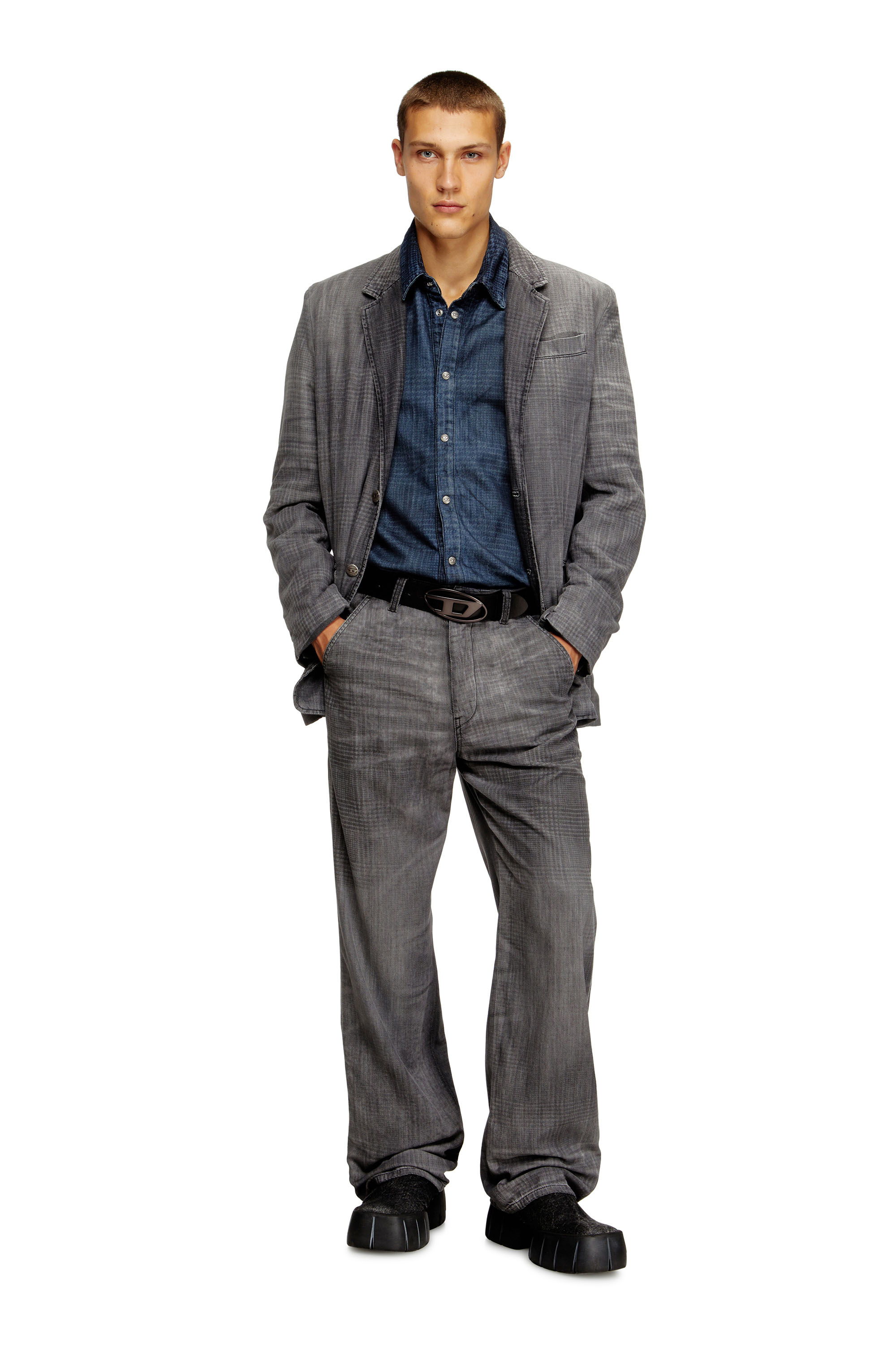 Diesel - Unisex's Regular Jeans D-Phant-chino 068UJ, Grey - 1