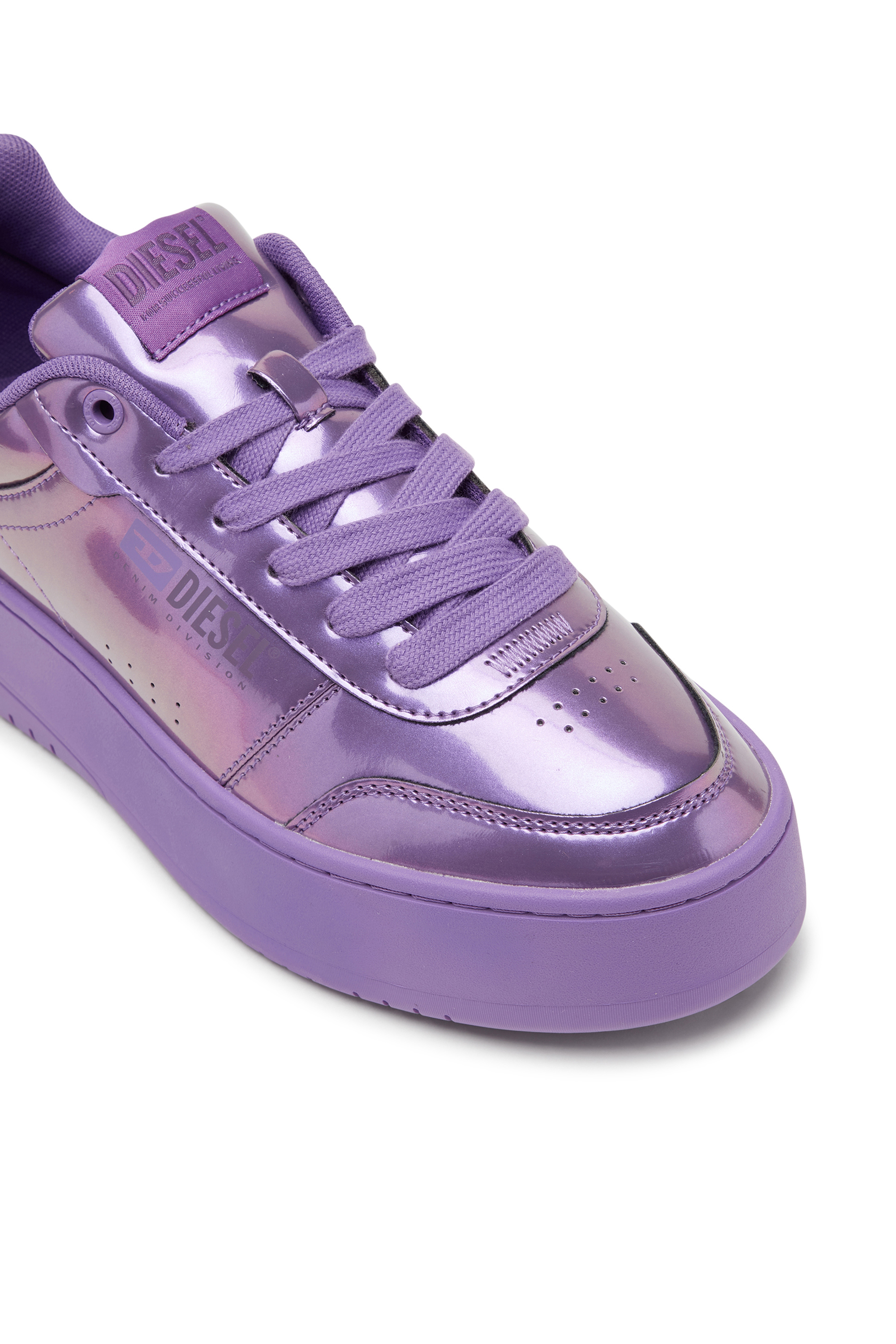 Diesel - S-ATHENE BOLD VTG W, Woman's S-Athene-Iridescent platform sneakers in Violet - 6