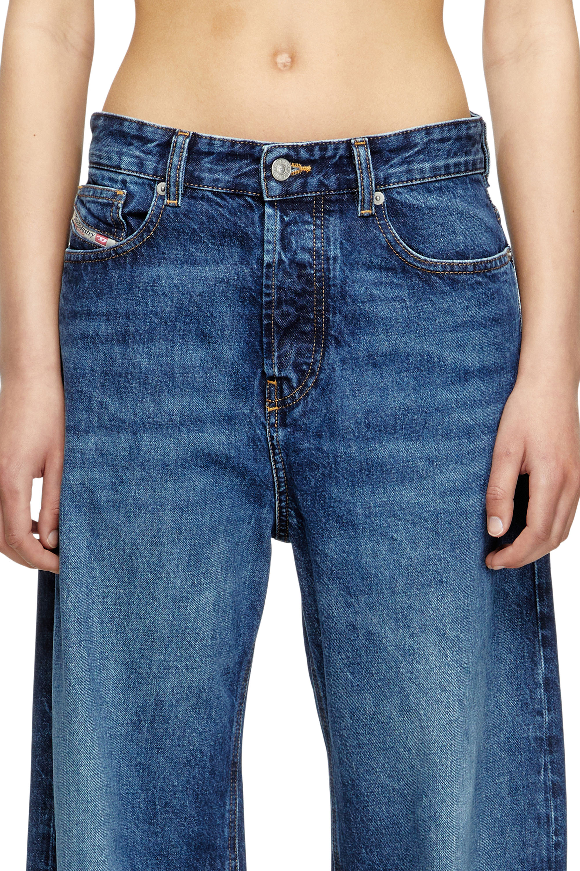 Diesel - Woman's Relaxed Jeans 1996 D-Sire 09I27, Dark Blue - 5