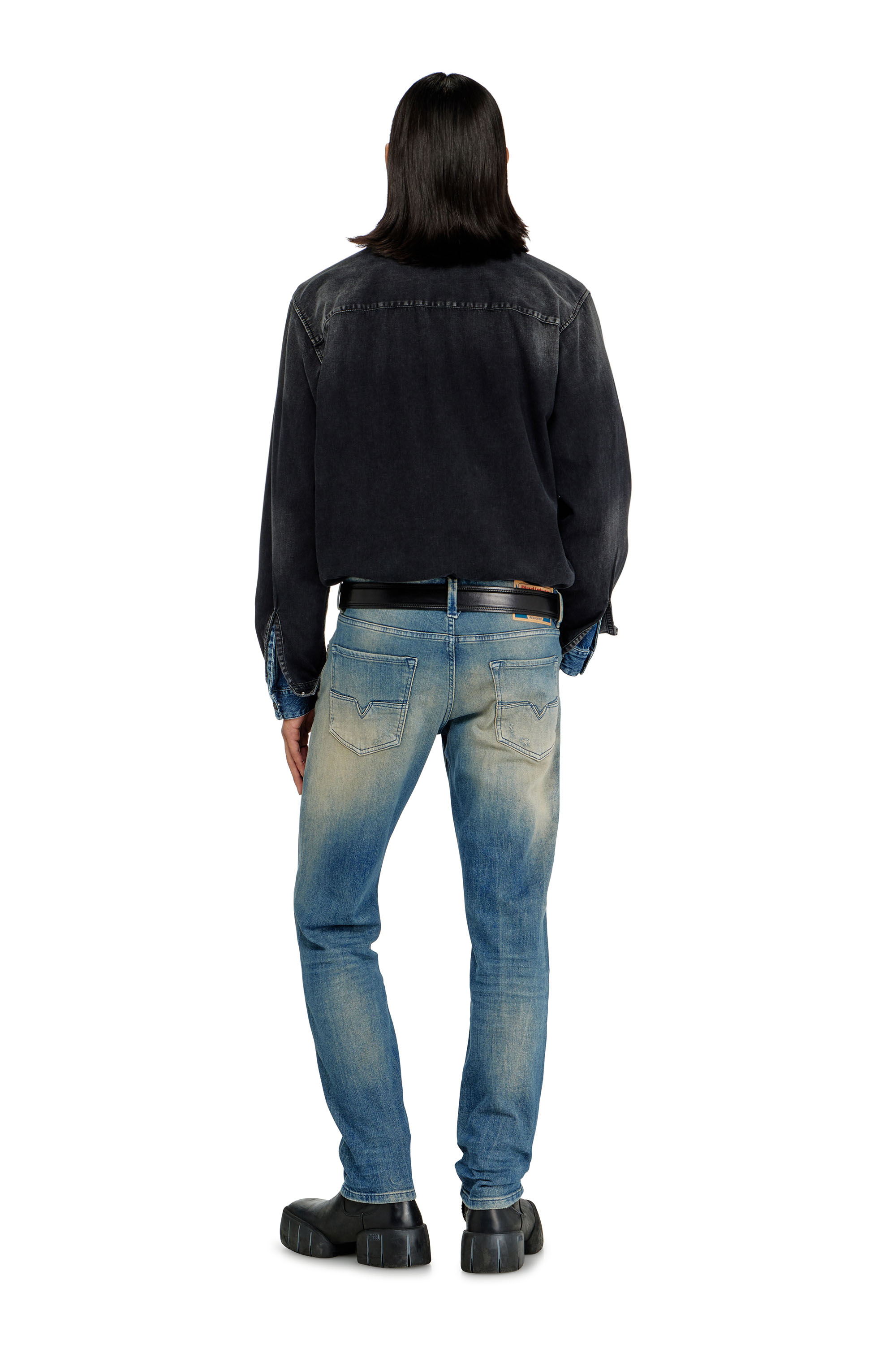 Diesel - Man's Regular 2030 D-Krooley Joggjeans&reg; 068XU, Dark Blue - 3