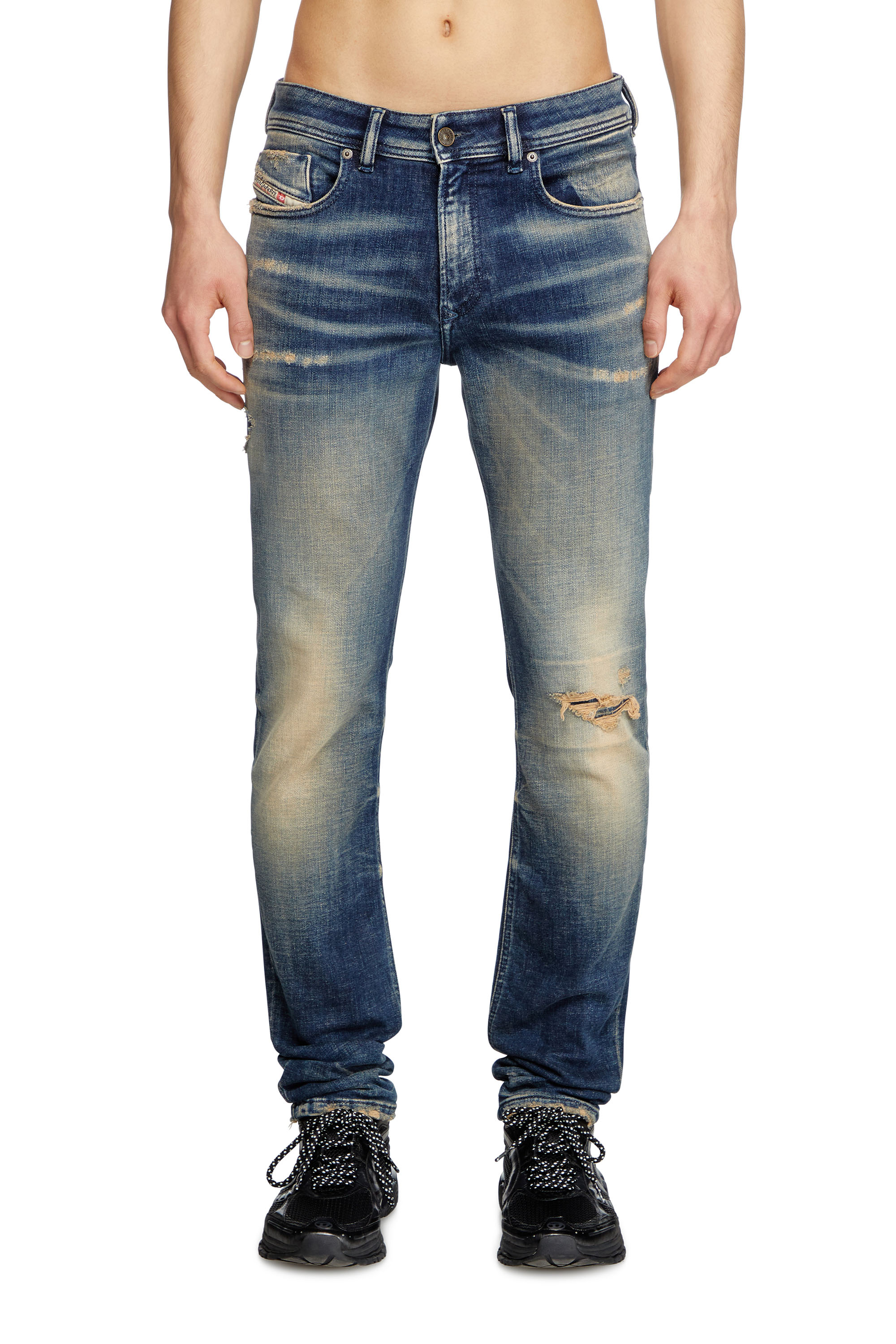 Diesel - Man's Skinny Jeans 1979 Sleenker 09K74, Dark Blue - 1