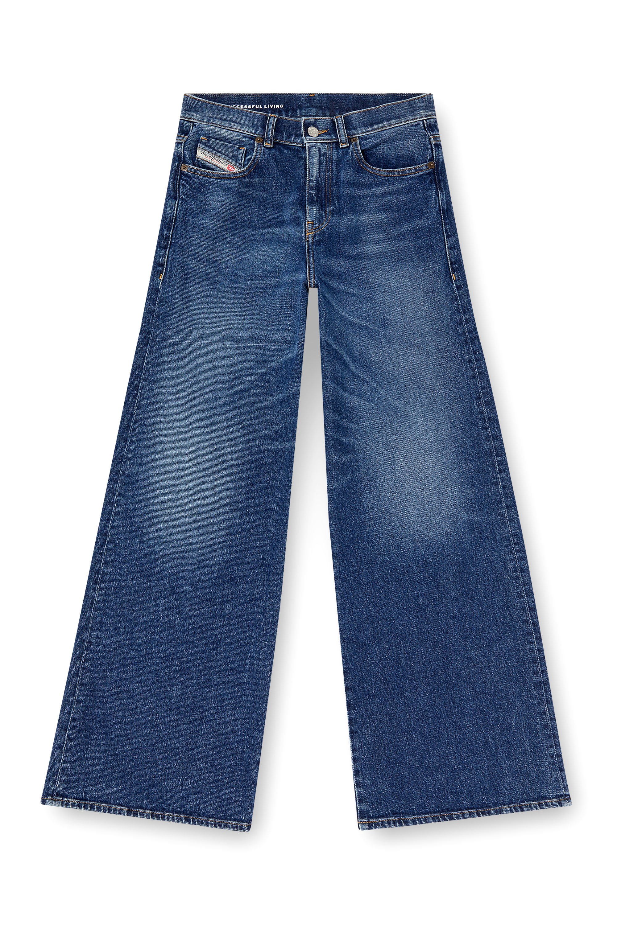 Diesel - Woman's Flare Jeans 1978 D-Akemi 09L21, Dark Blue - 3