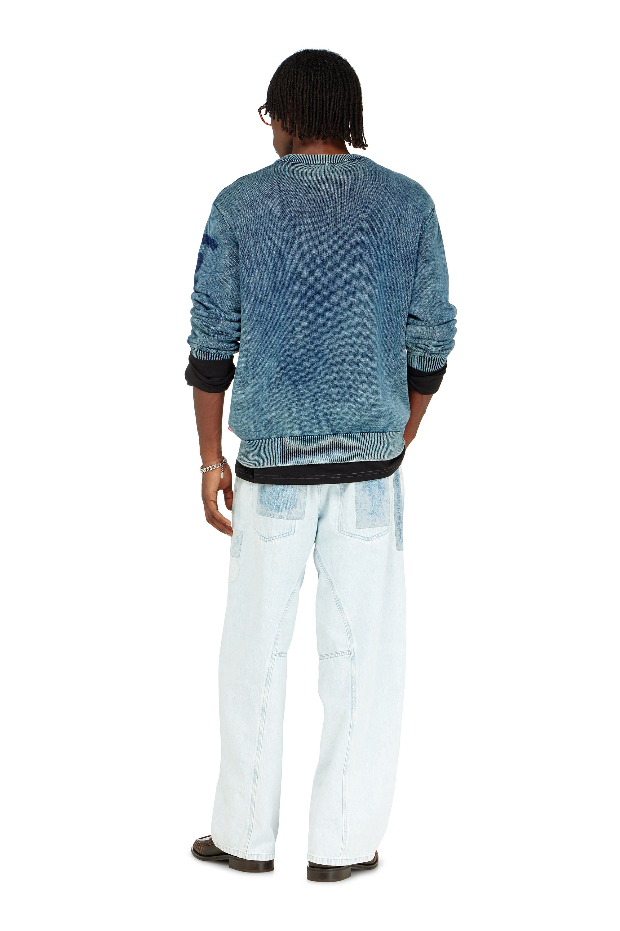 Diesel - Unisex's Relaxed Jeans 1997 D-Enim-M 0IFBQ, Light Blue - 4
