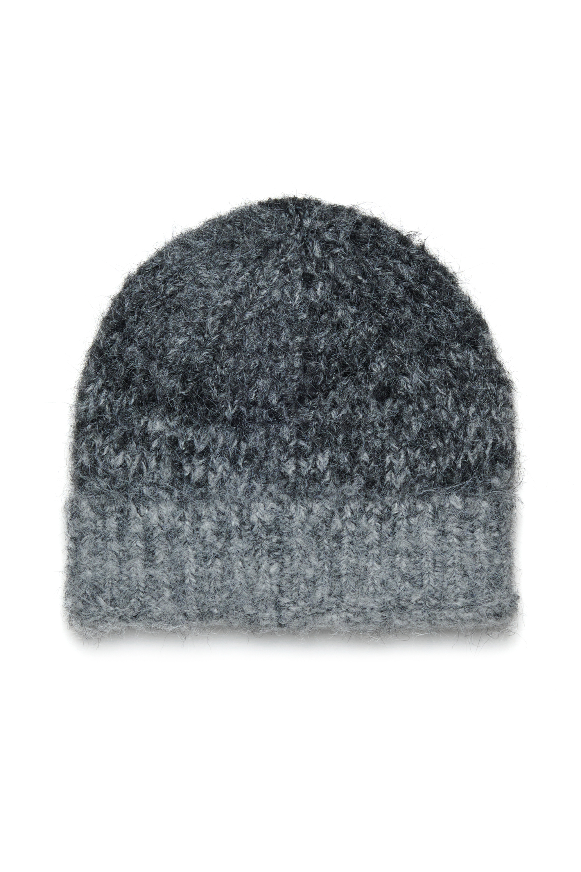 Diesel - FKPELO, Unisex's Wool-blend cap with embossed logo in Black - 2