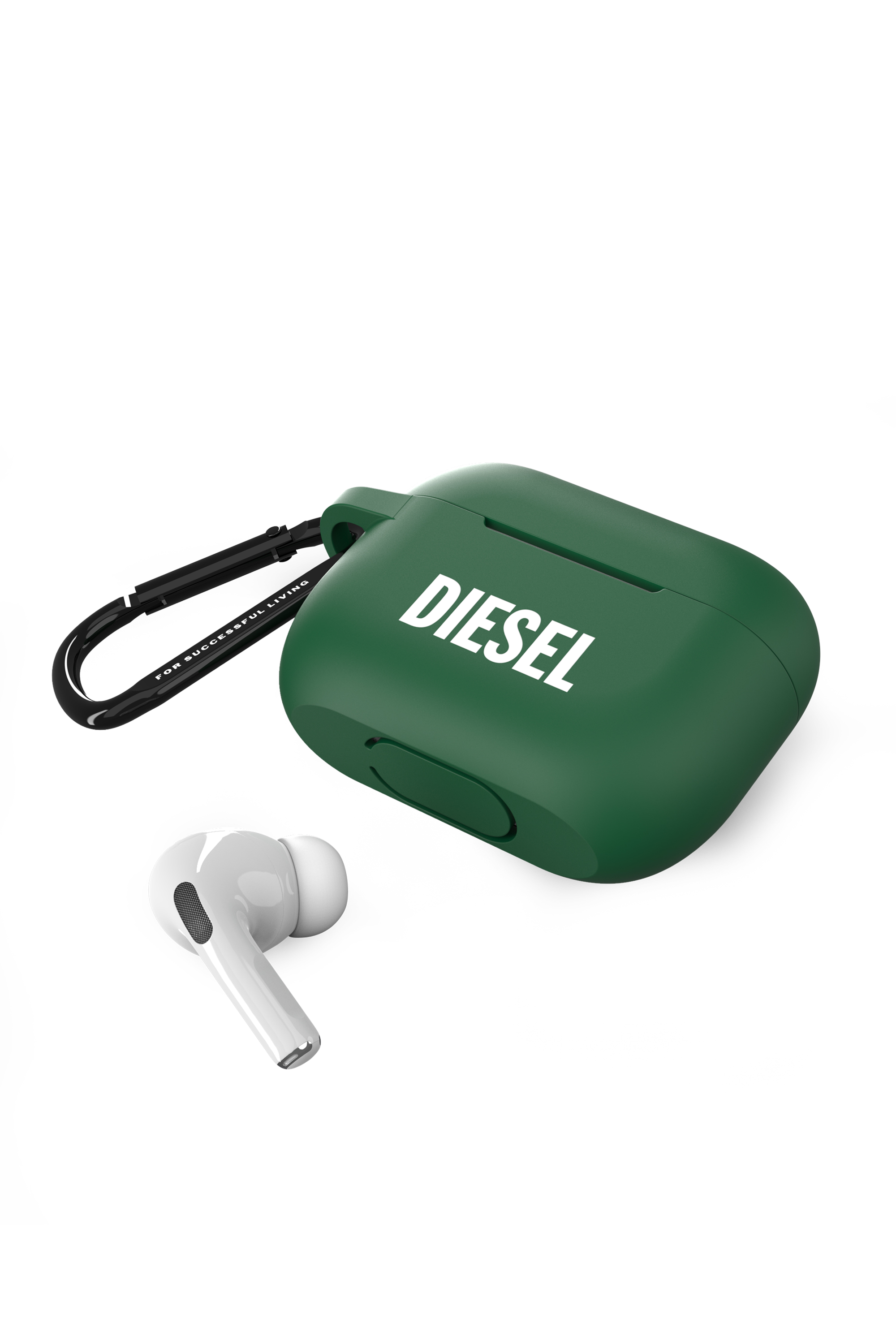 Diesel - 49671 MOULDED CASE, Unisex's Airpodcase silicone for AirPods pro in Green - 4