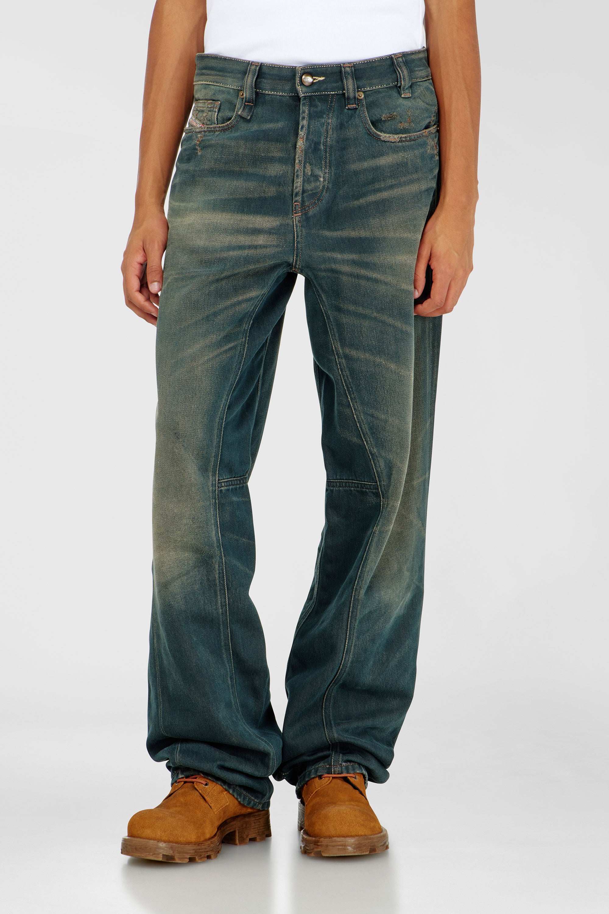 Diesel - Man's Relaxed Jeans 2001 D-Macro 09P85, Dark Blue - 1