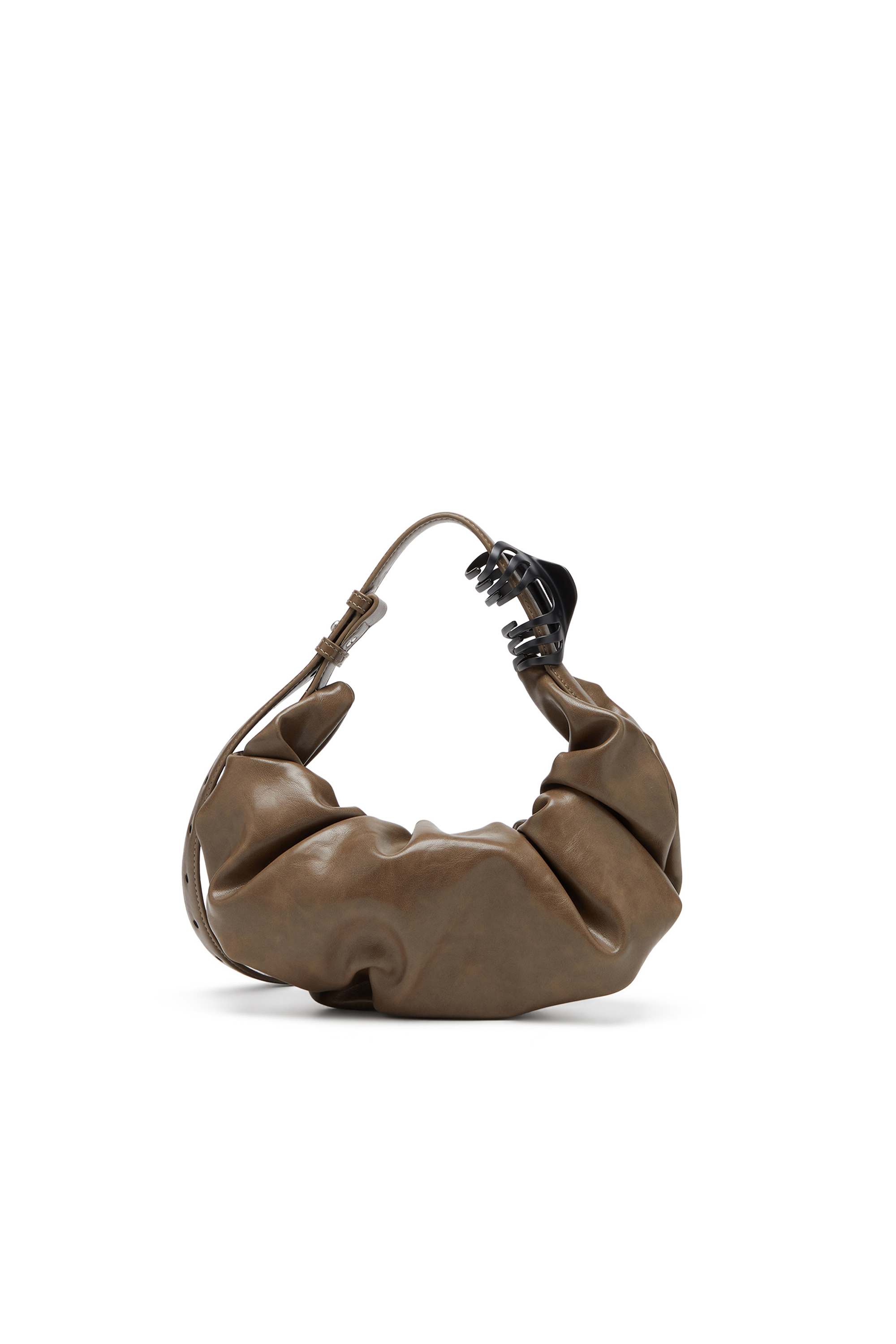 Diesel - GRAB-D HOBO S, Woman's Grab-D-Hobo bag in Brown - 2