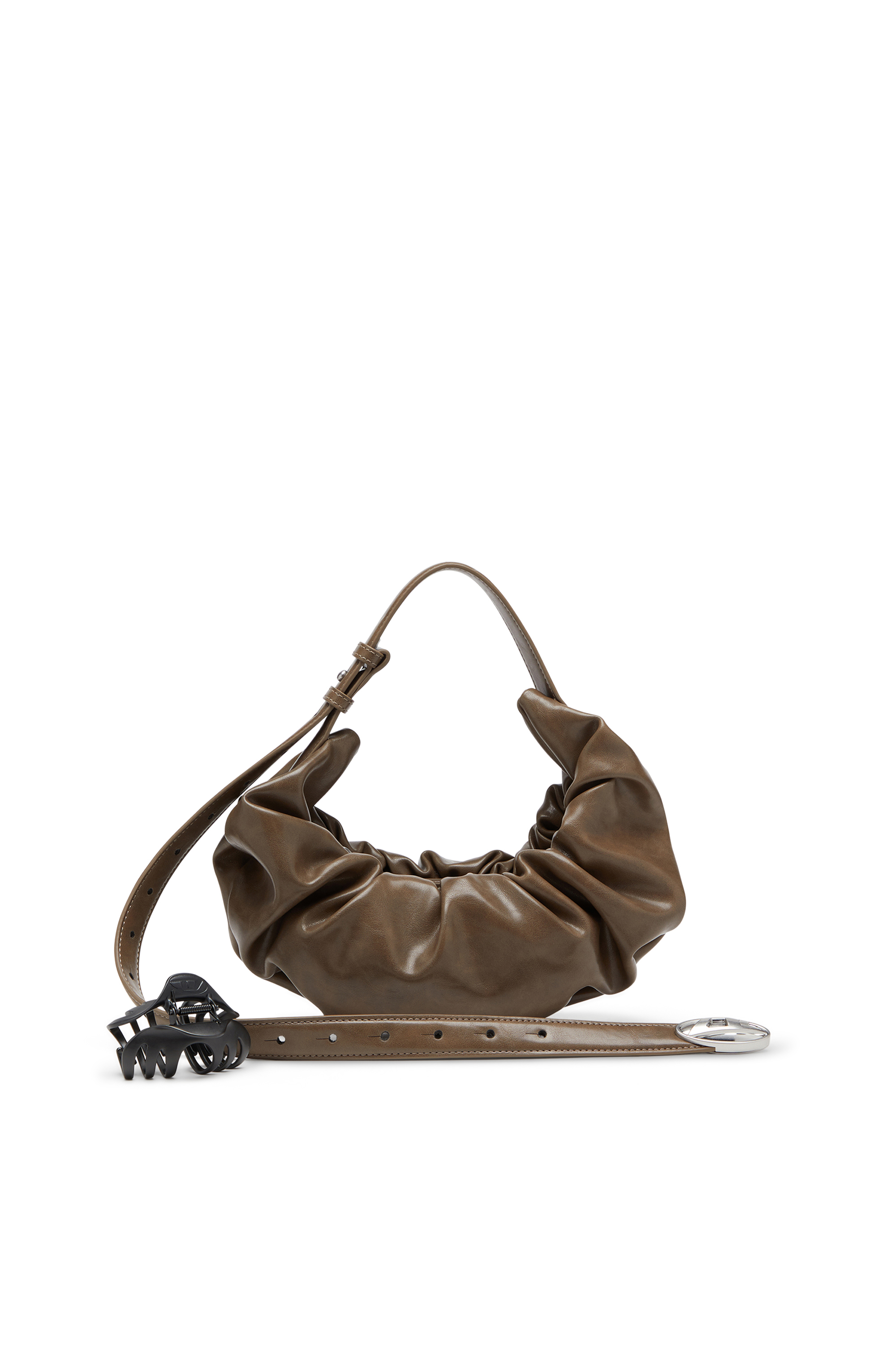 Diesel - GRAB-D HOBO S, Woman's Grab-D-Hobo bag in Brown - 6