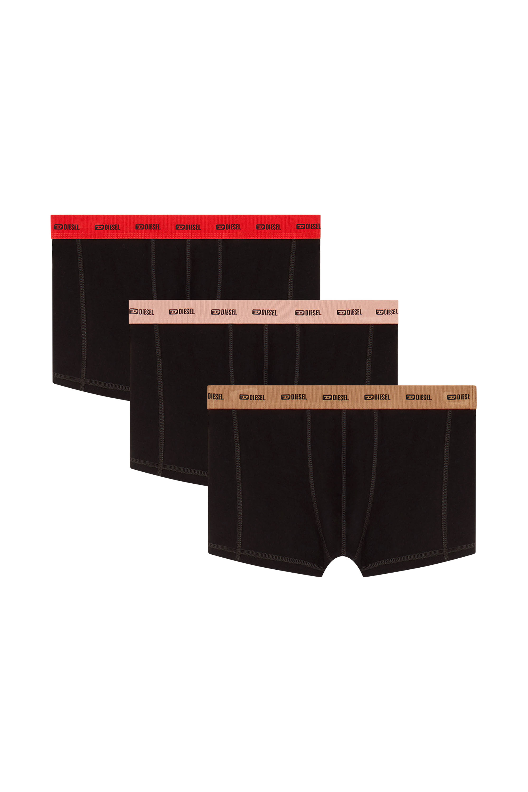 Diesel - DAMIEN-UTLT-3PACK, Man's Three-pack of boxer briefs in Black - 1