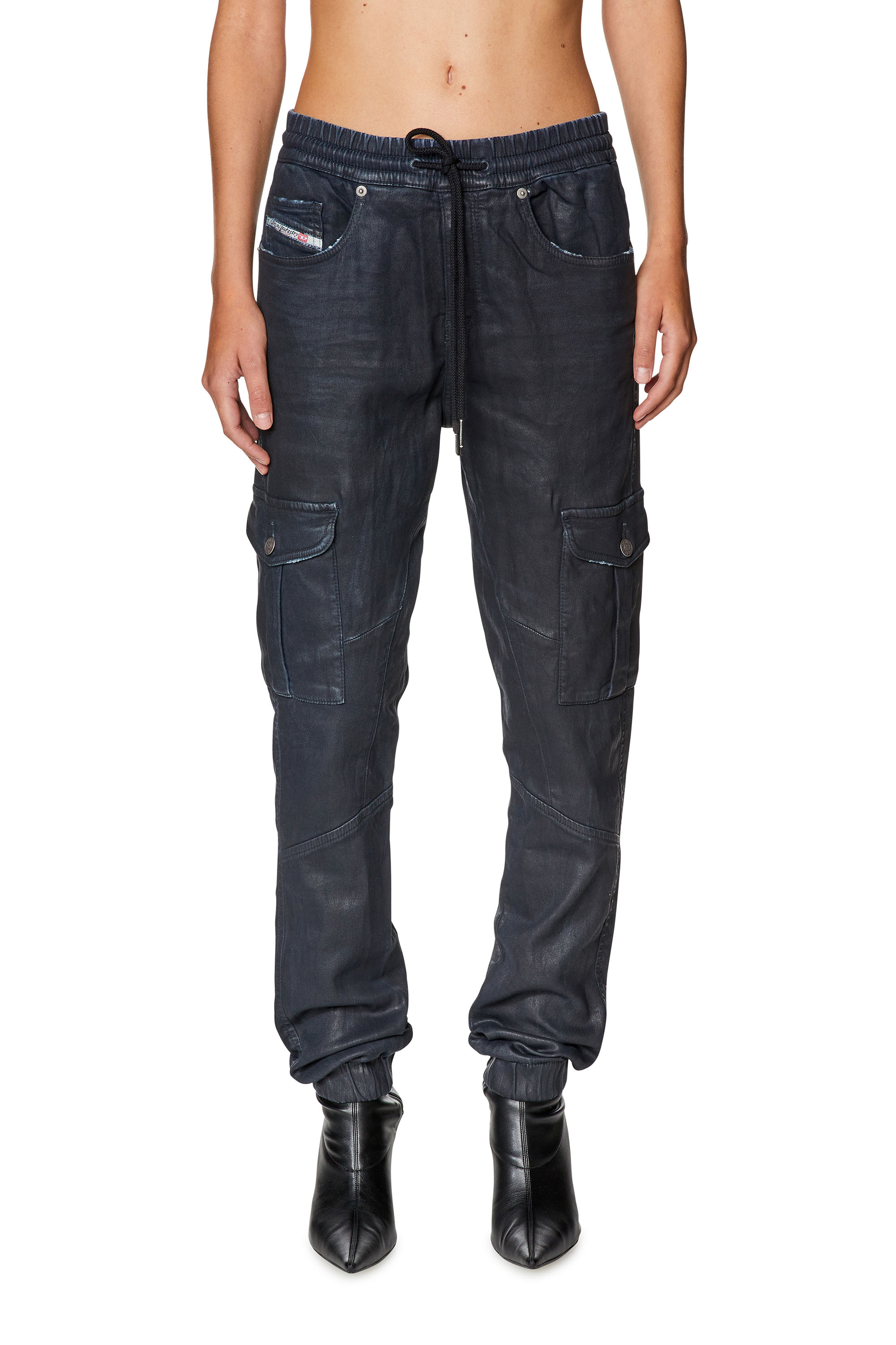Diesel - Slim D-Ursy Track Denim 09H05, Dark Blue - Image 1