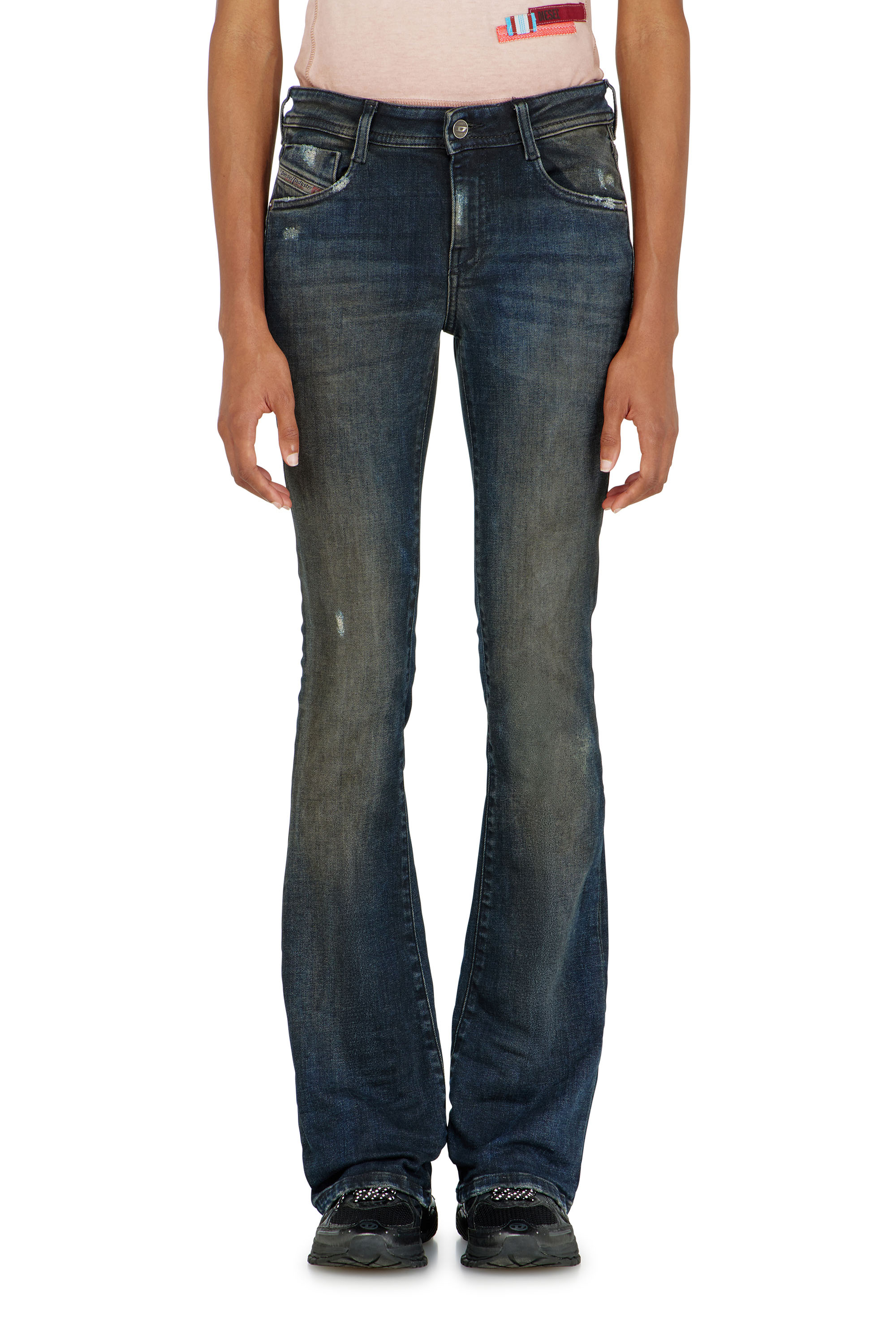 Diesel - Woman's Bootcut Jeans 1969 D-Ebbey 09P69, Dark Blue - 4
