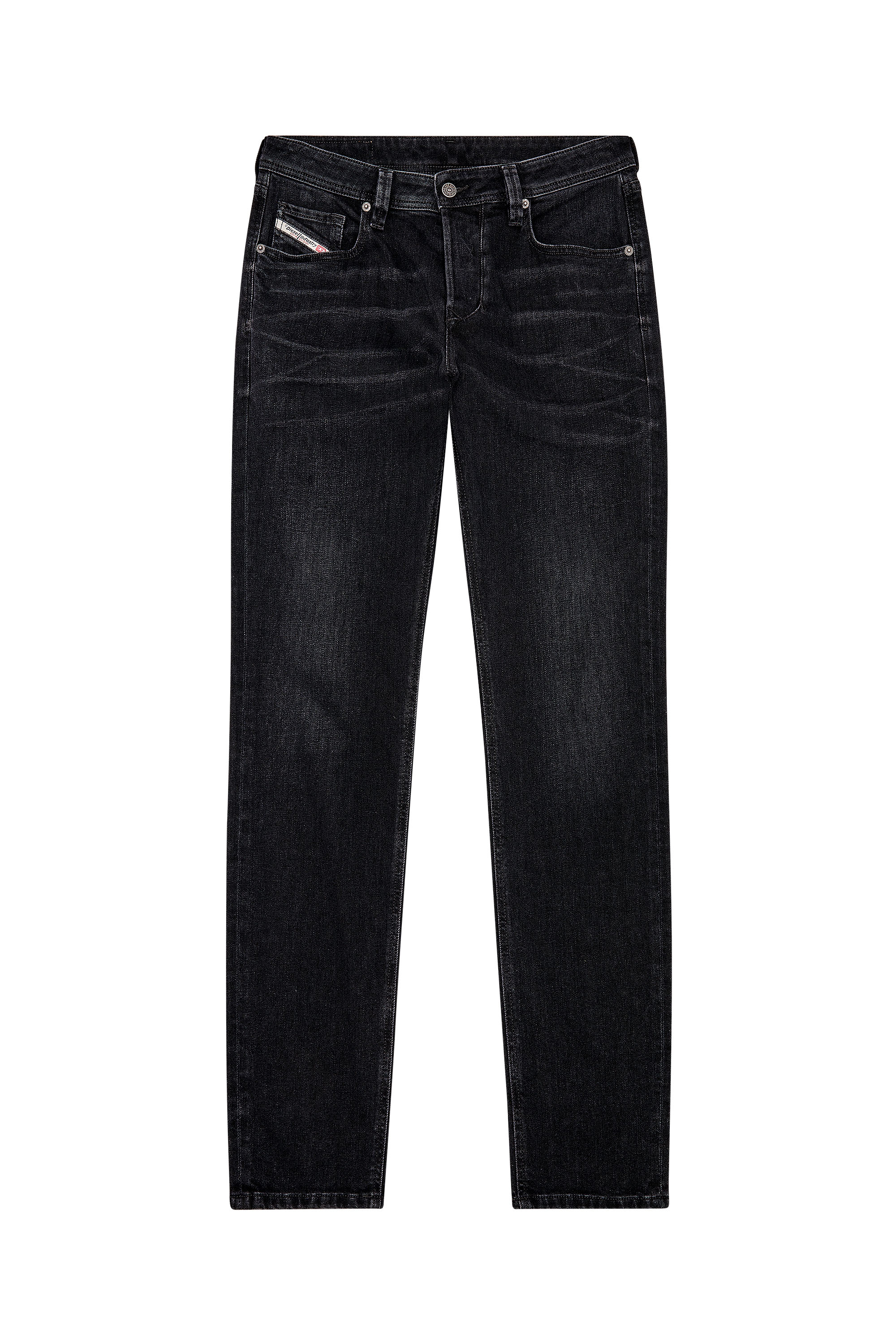 Diesel - Man Tapered Jeans 1986 Larkee-Beex 09D48, Black/Dark grey - Image 3