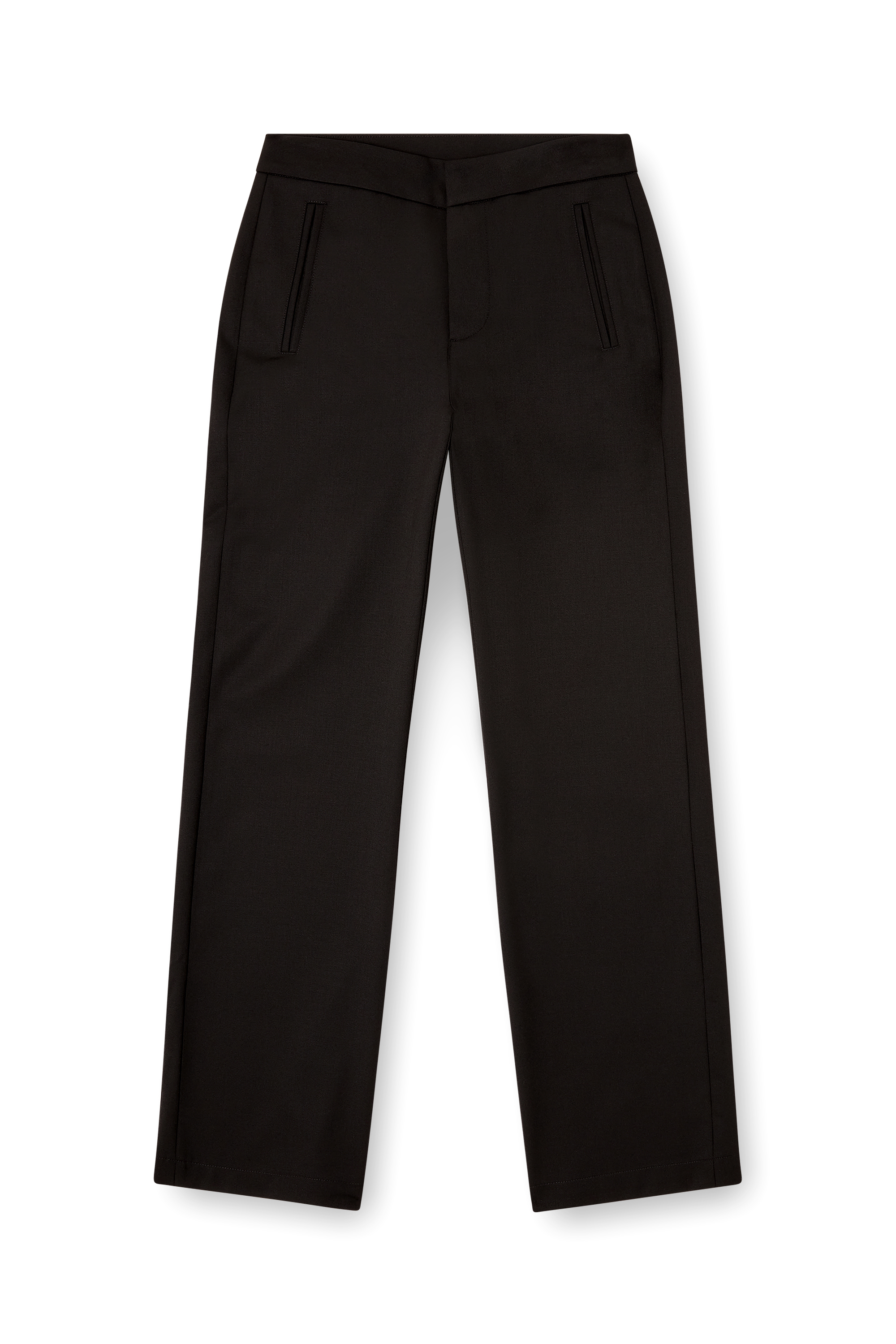 Diesel - P-ROMISE-S3, Woman's Pants in cool wool in Black - 3