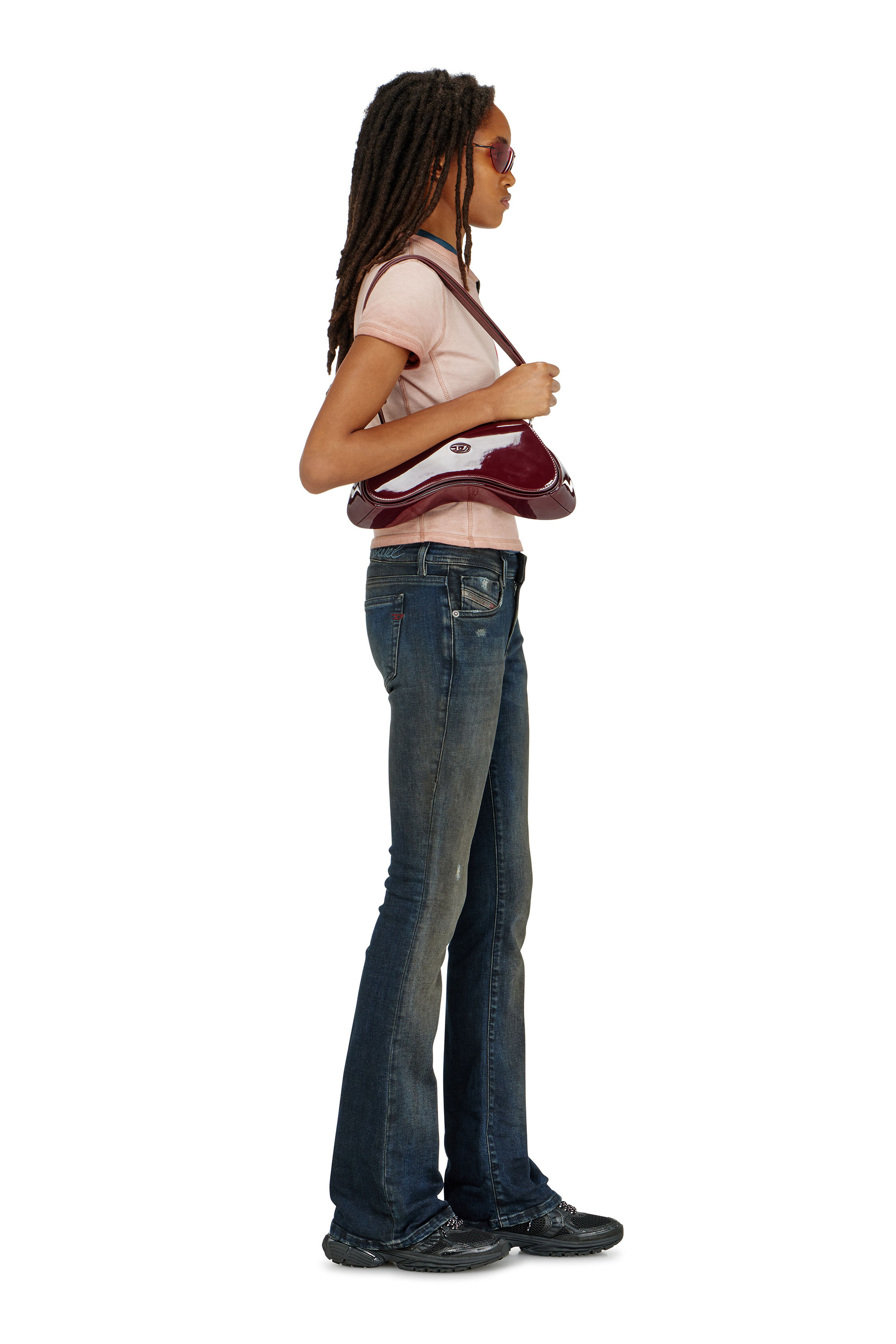 Diesel - Woman's Bootcut Jeans 1969 D-Ebbey 09P69, Dark Blue - 2