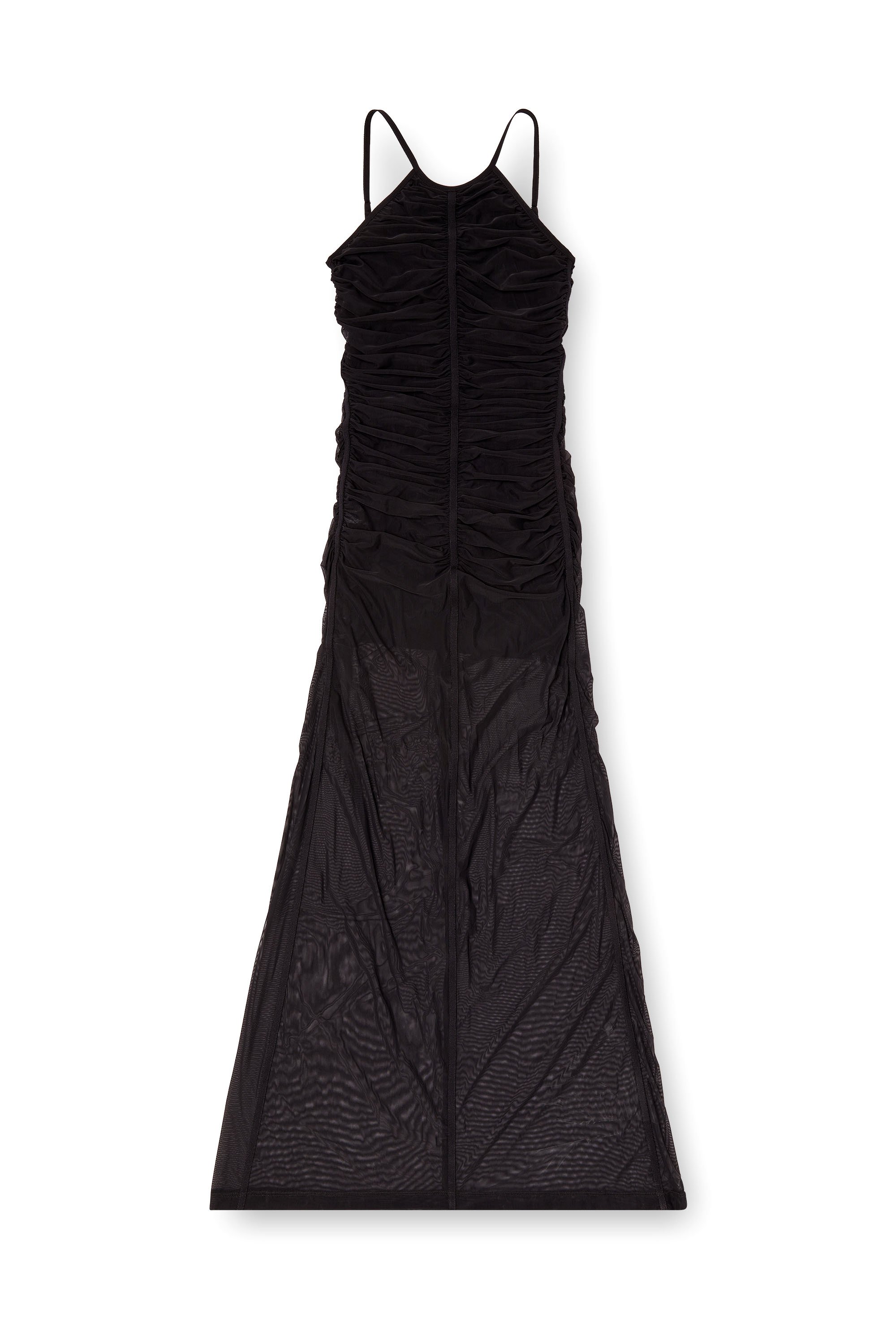 Diesel - D-AMAMI, Woman's Maxi dress with spaghetti straps in Black - 5