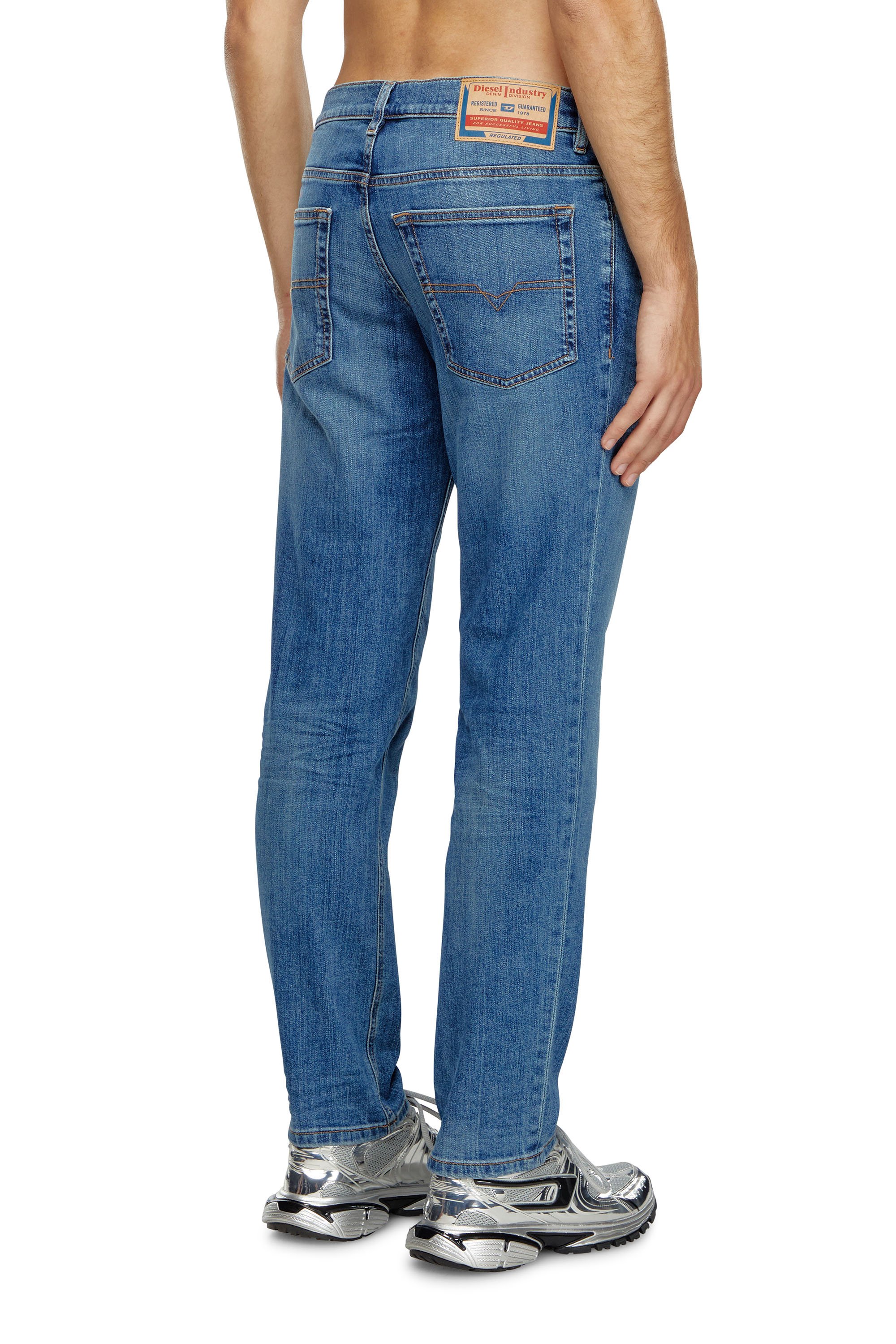 Diesel - Man's Tapered Jeans 2023 D-Finitive 0KIAL, Light Blue - 3