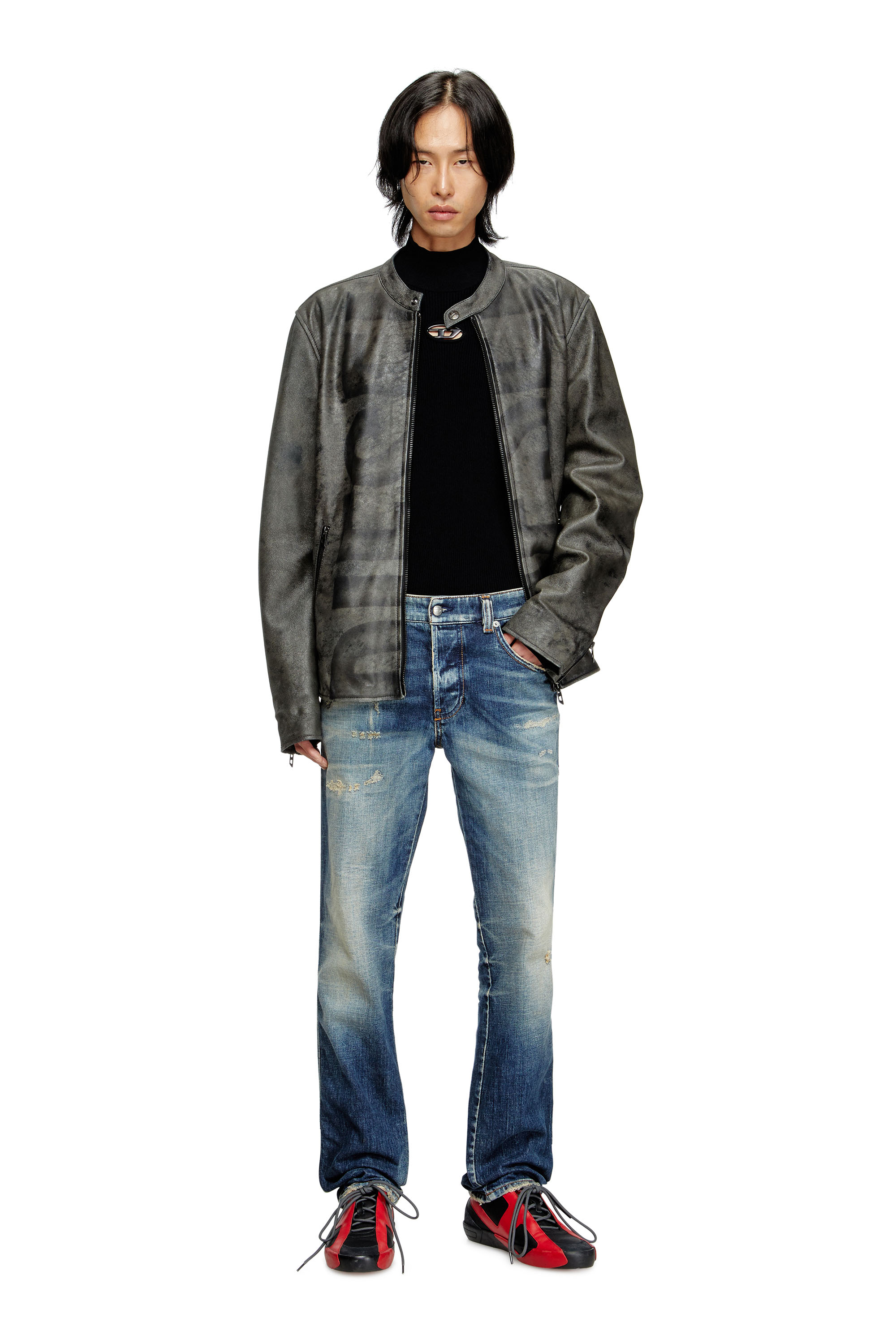 Slim Jeans 1993 D-Vyl 09M55, Dark Blue Diesel - Man's Slim Jeans 1993 D-Vyl 09M55, Dark Blue - 1