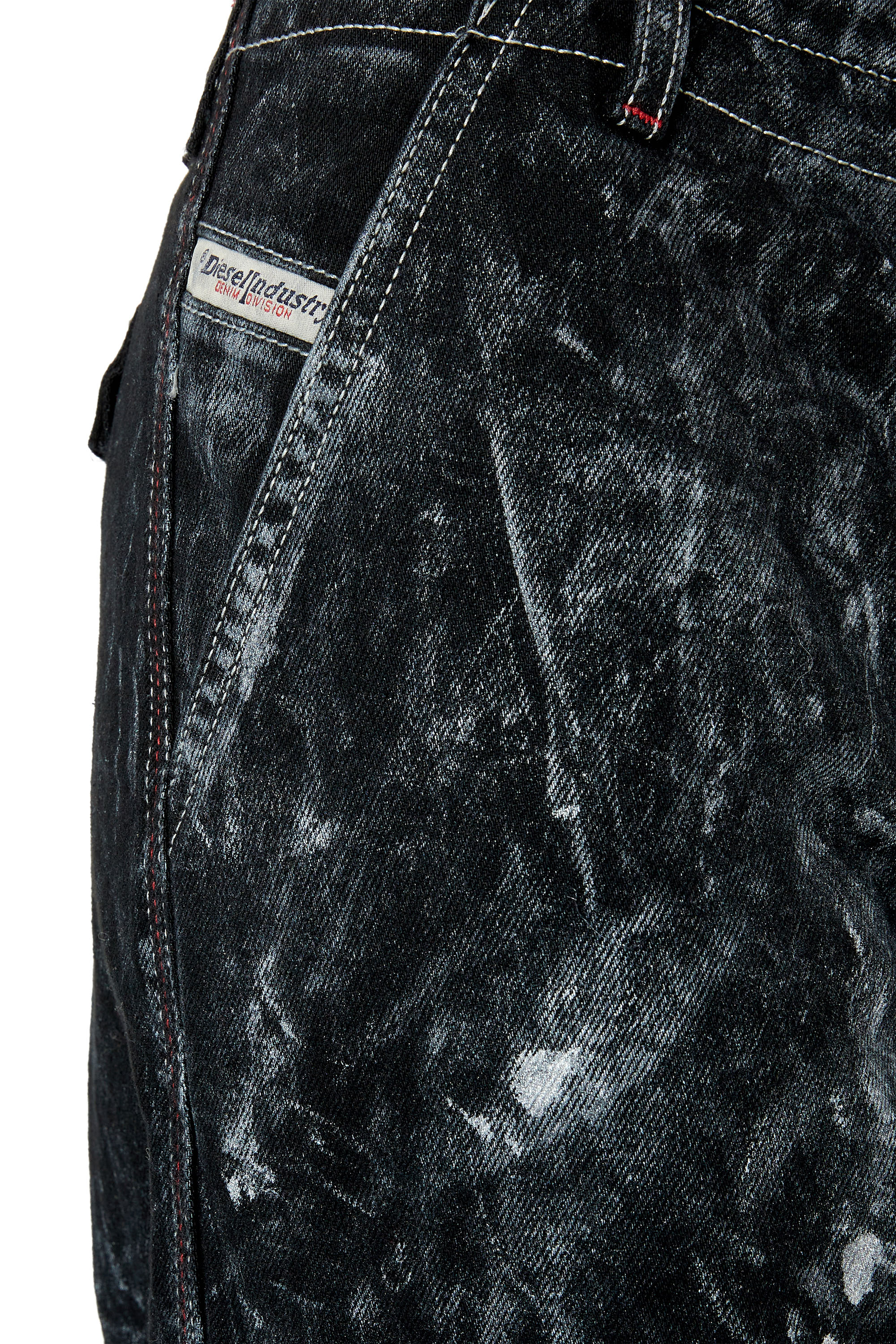 Diesel - Straight Jeans 1996 D-Sire 0EMAC, Black/Dark grey - Image 3
