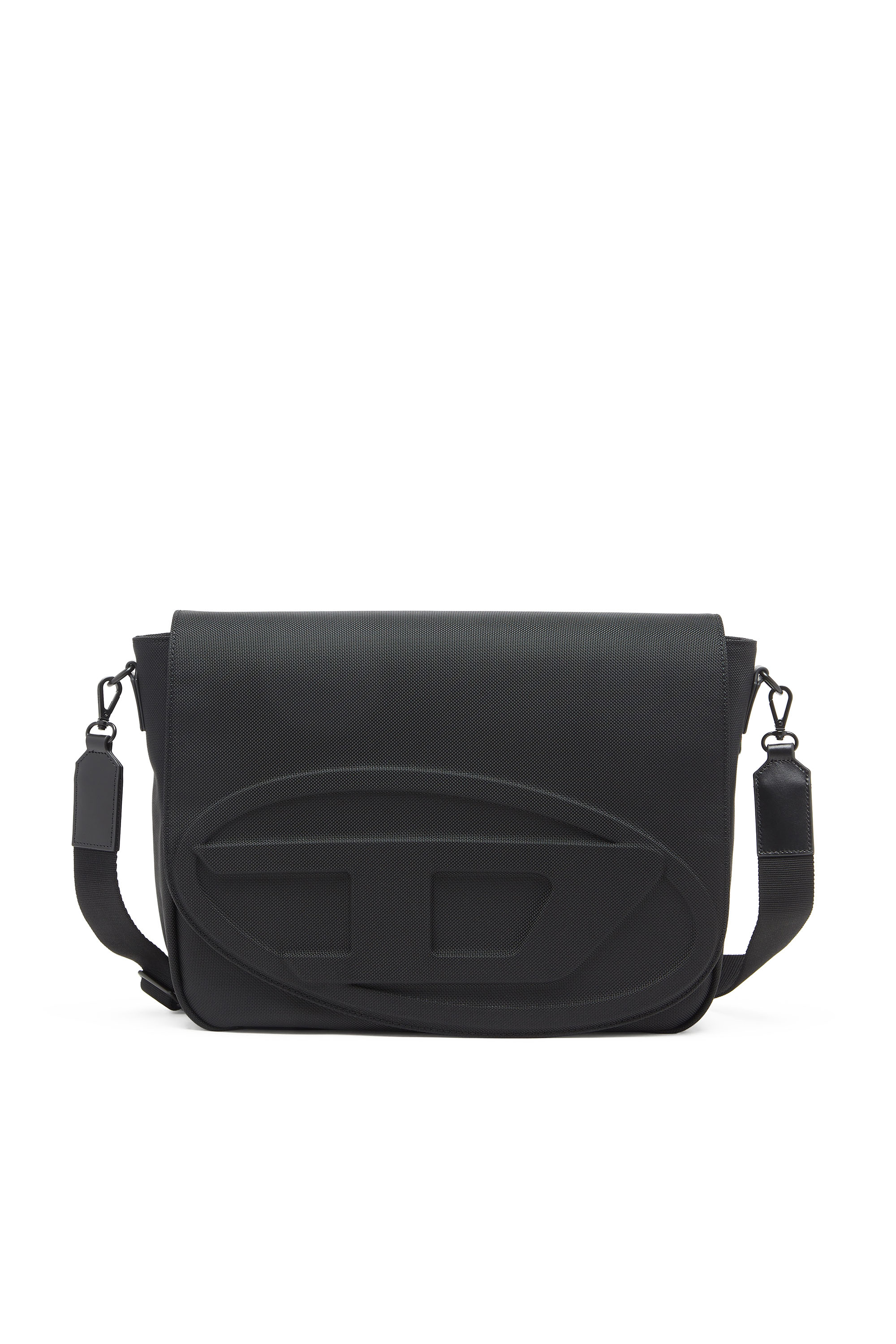 Diesel - 1DR MESSENGER, Man's 1DR-Messenger bag in CORDURA® nylon in Black - 1
