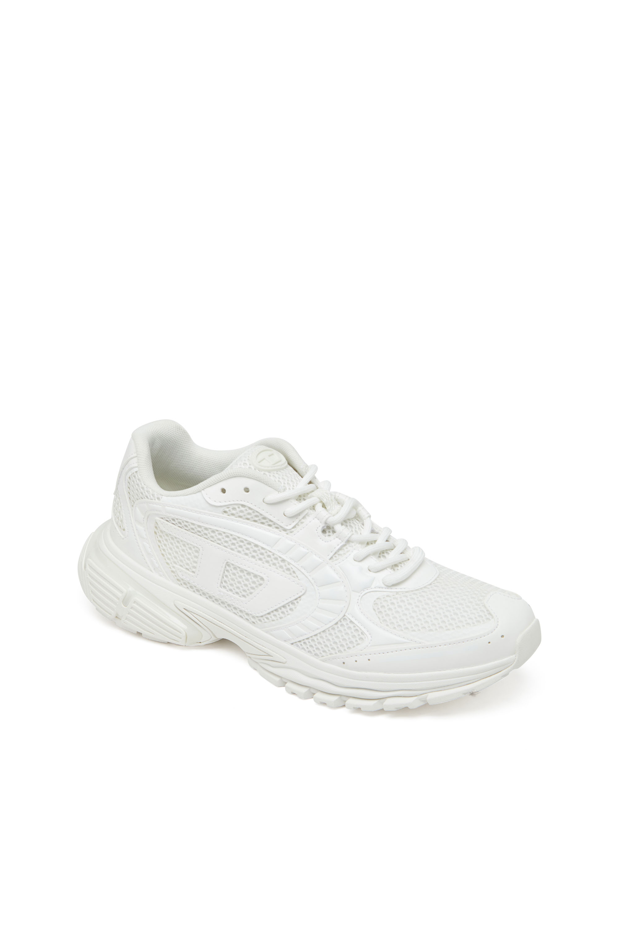 Diesel - S-PRO-V-DENSE LOW, Man's Mesh sneakers with Oval D logo in White - 6