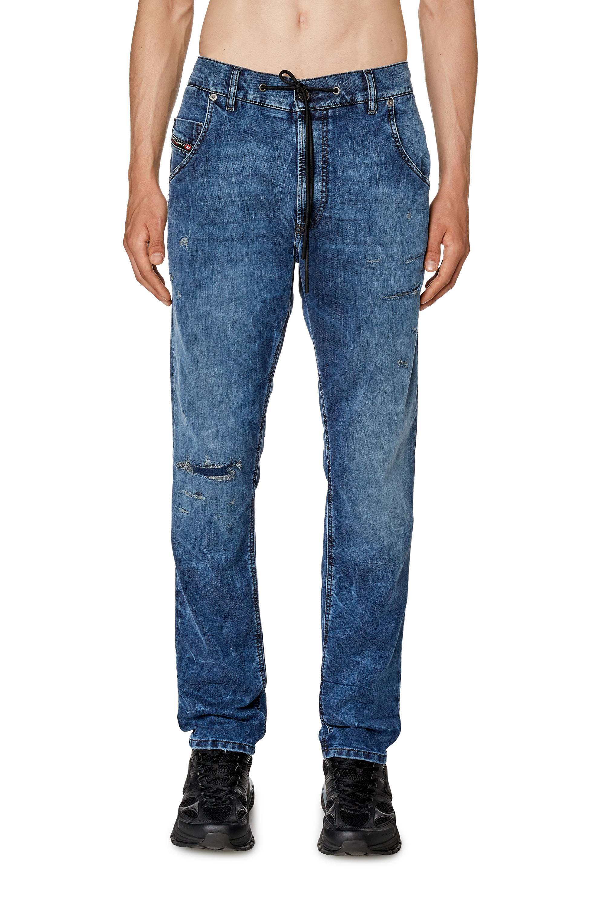 Diesel - Tapered Krooley JoggJeans® E9H11, Dark Blue - Image 1