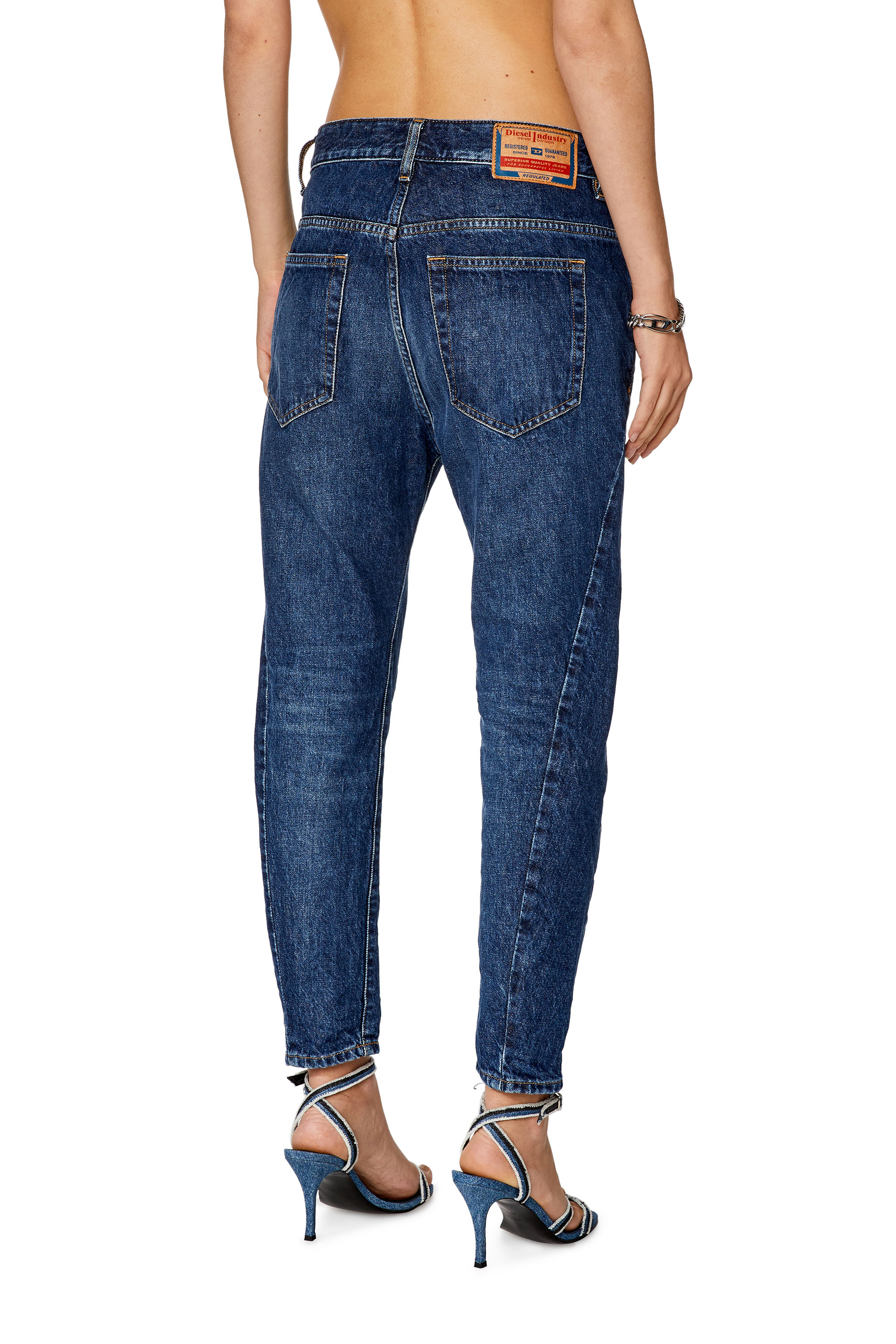 Diesel - Boyfriend Jeans Fayza 09F35, Medium blue - Image 2