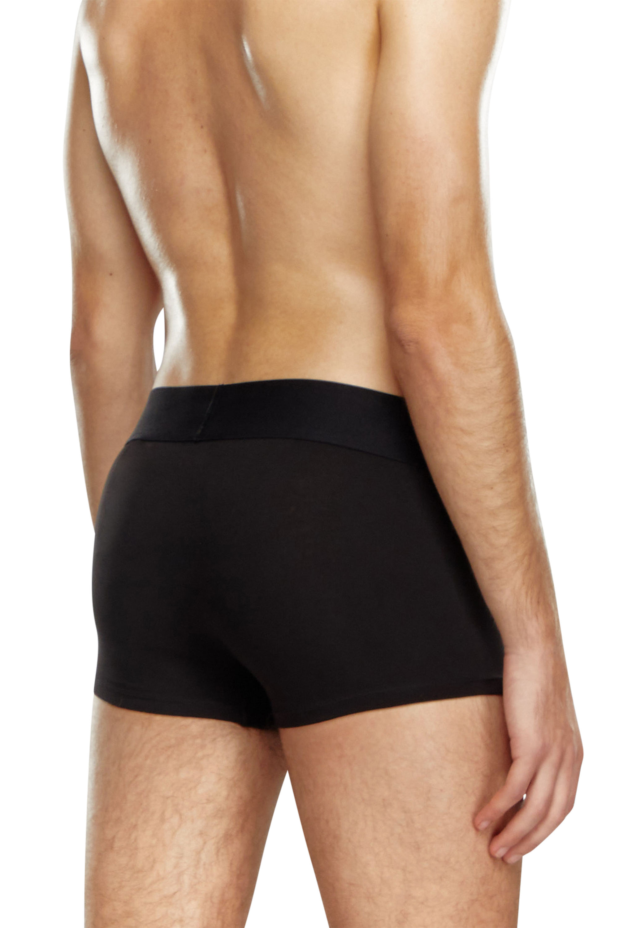 Diesel - UMBX-DAMIENTHREEPACK-5.5EL, Man's 3-pack of boxer briefs with cut-off logo in Black - 3