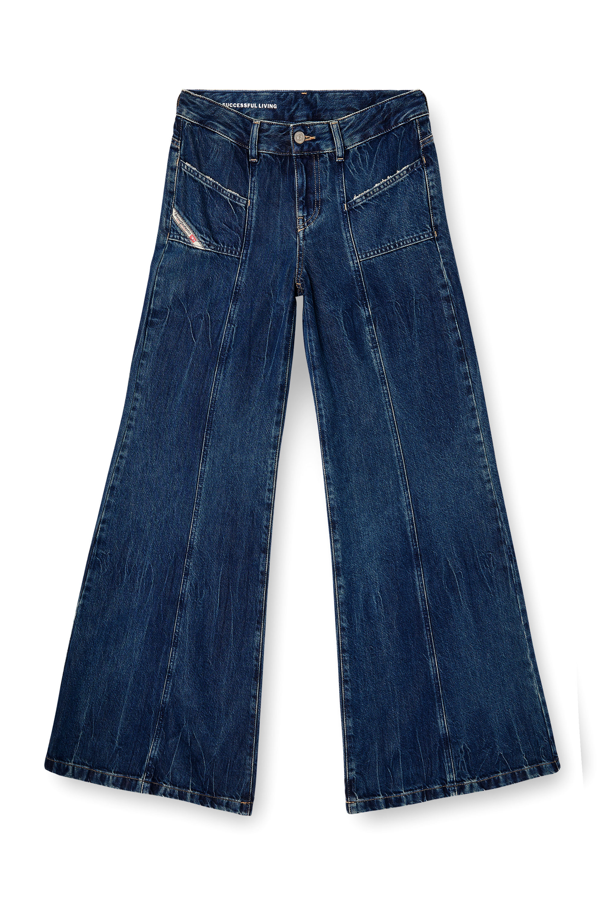 Diesel - Woman's Flare Jeans D-Akii 09N61, Medium blue - 3