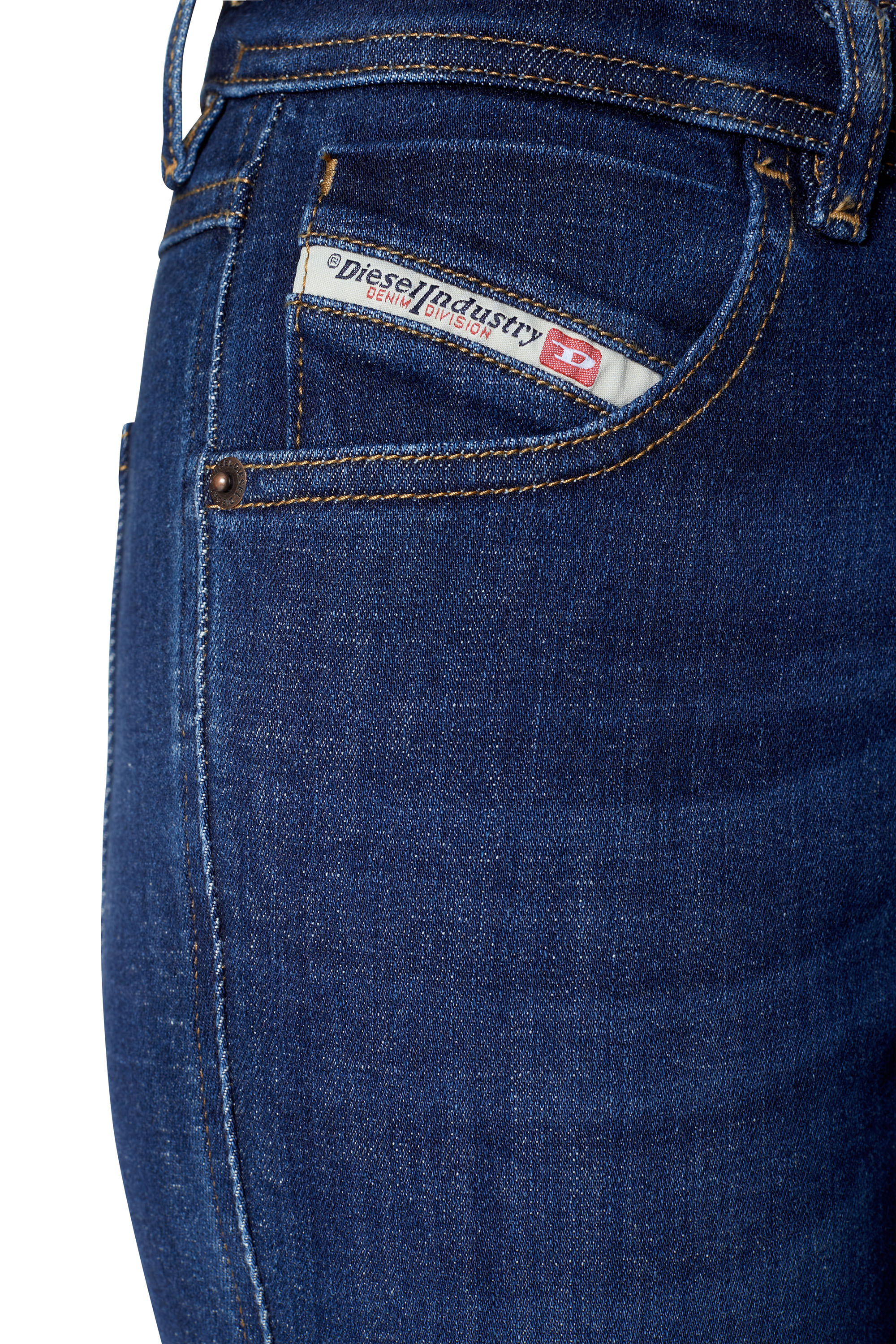 Diesel - Skinny Jeans 2015 Babhila 09C58, Dark Blue - Image 3