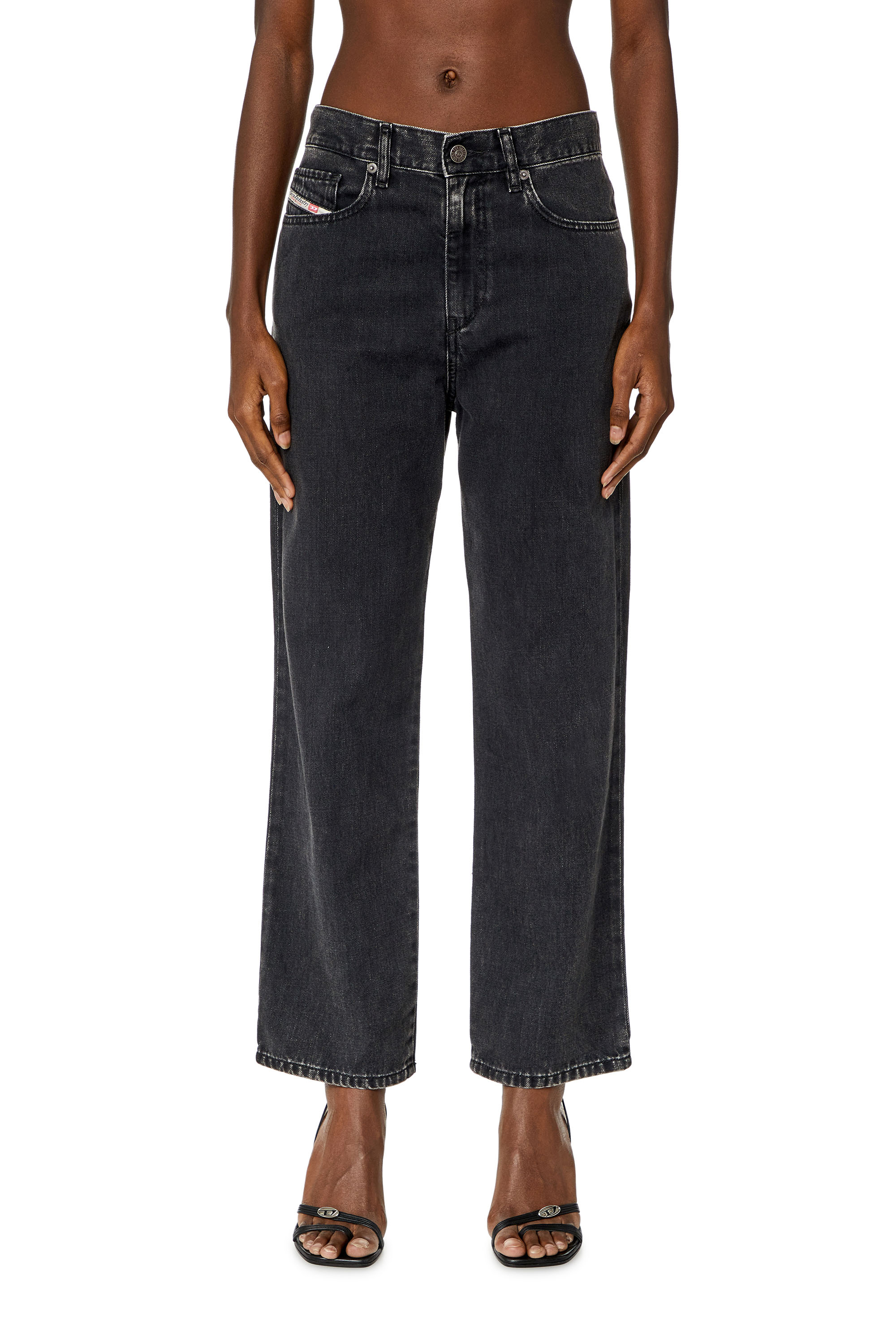 Diesel - Woman's Regular Jeans 2016 D-Air 068HN, Black/Dark grey - 3