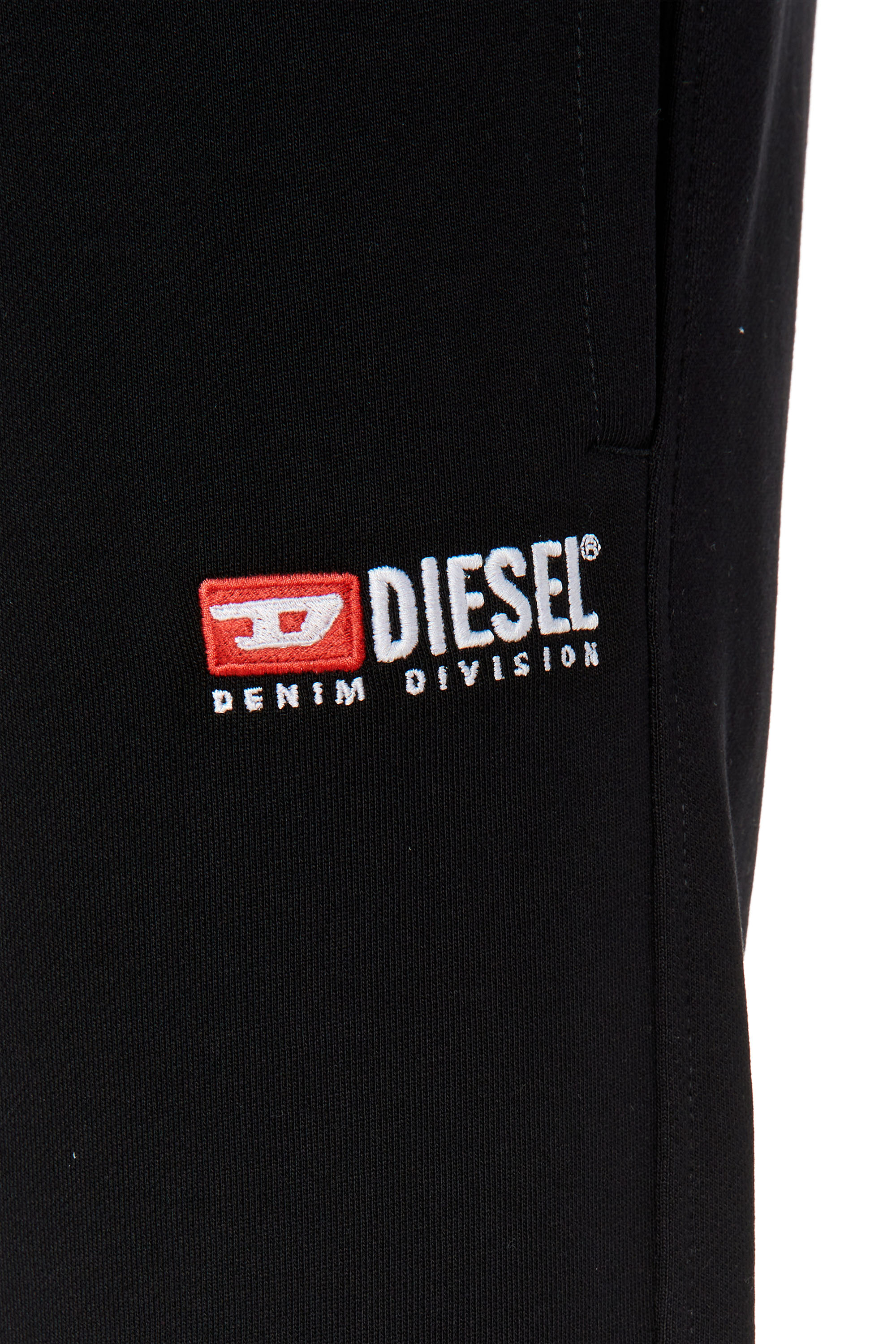 P-TARY-DIV, Black Diesel - P-TARY-DIV, Man's Track pants with embroidered logo in Black - 5