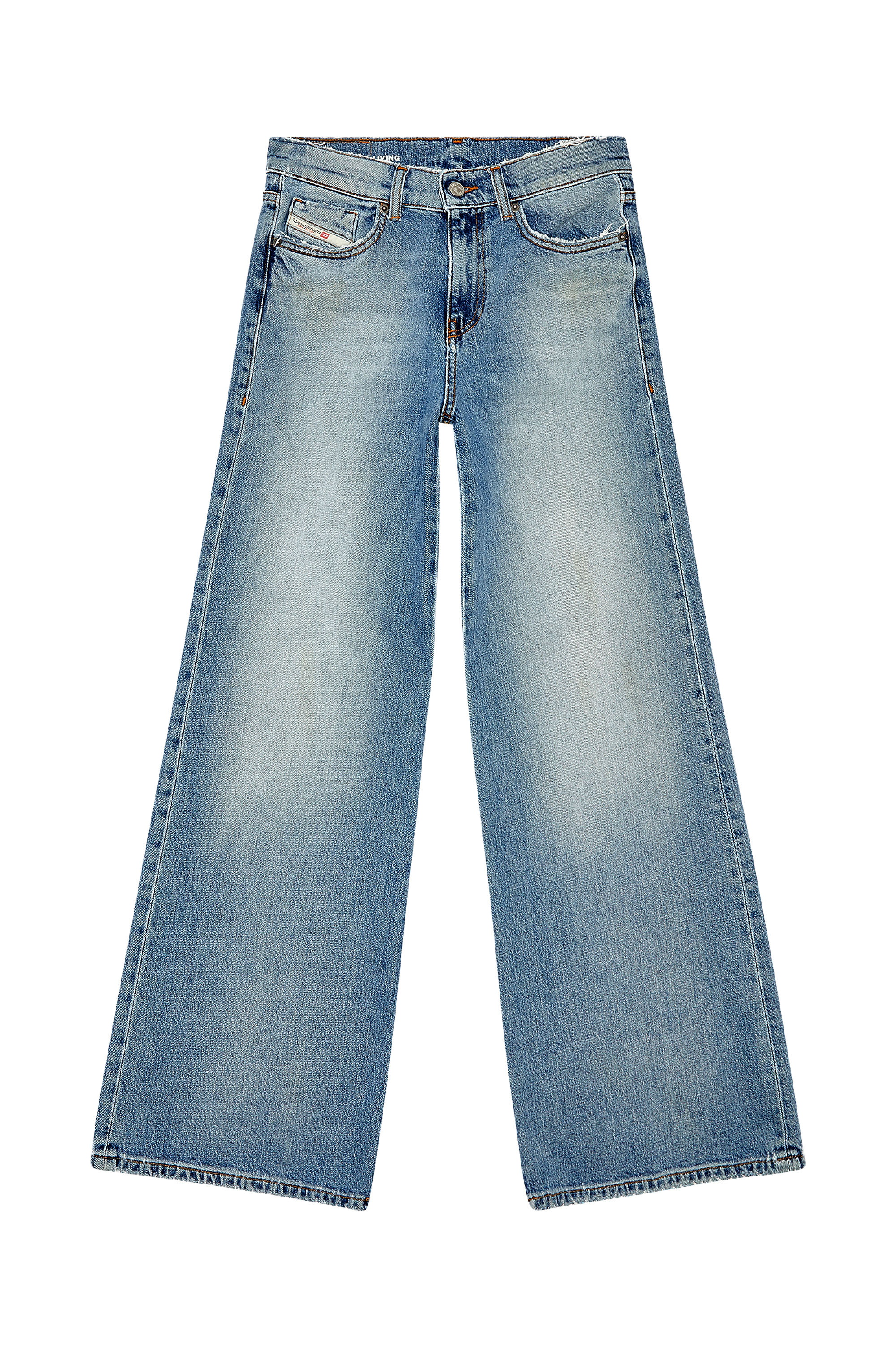 Diesel - Woman Bootcut and Flare Jeans 1978 D-Akemi 0DQAD, Light Blue - Image 3