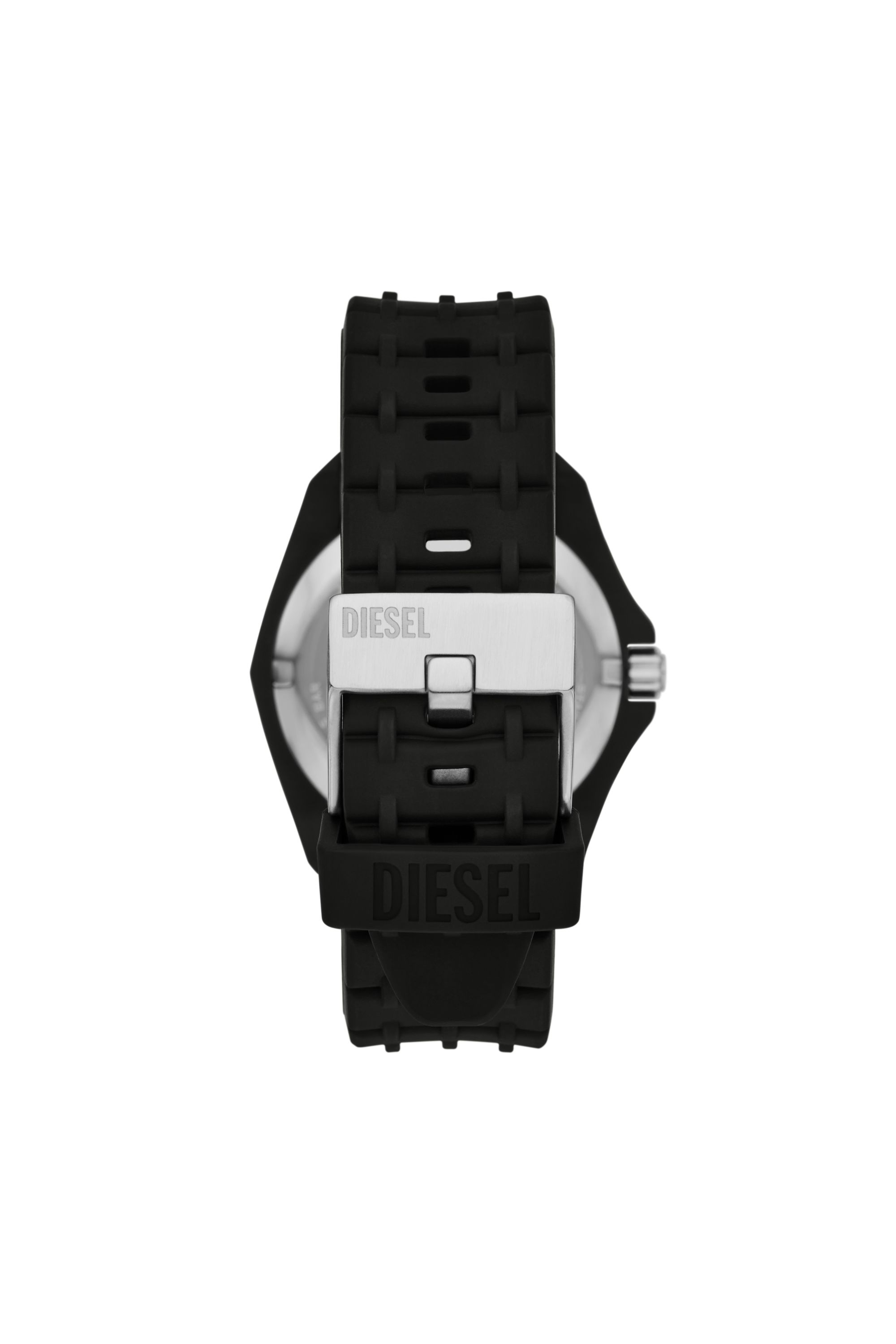 Diesel - DZ2243 WATCH, Man's Stinger black silicone watch in Black - 2