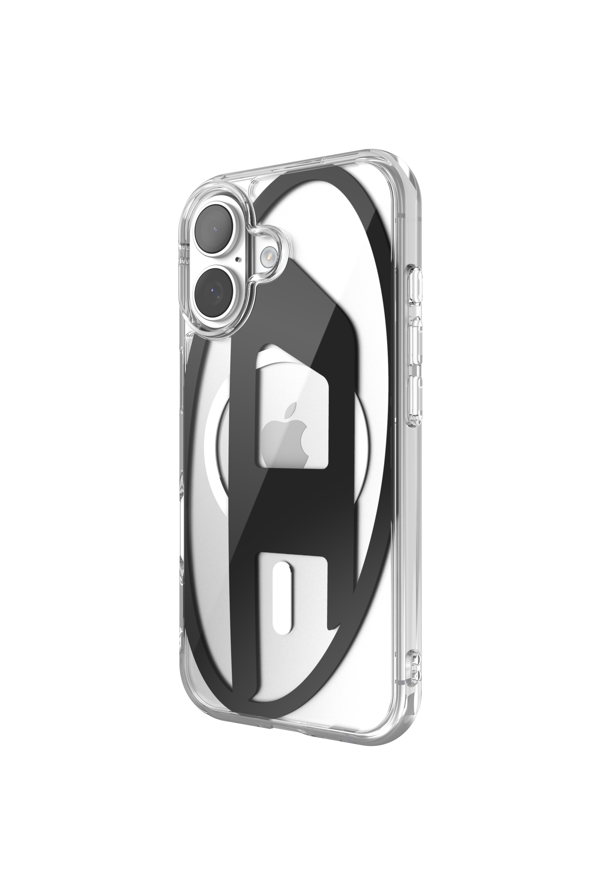 Diesel - 60415 AOP CASE, Unisex's Oval D metallic case with magsafe for iPhone 17 in Black - 4