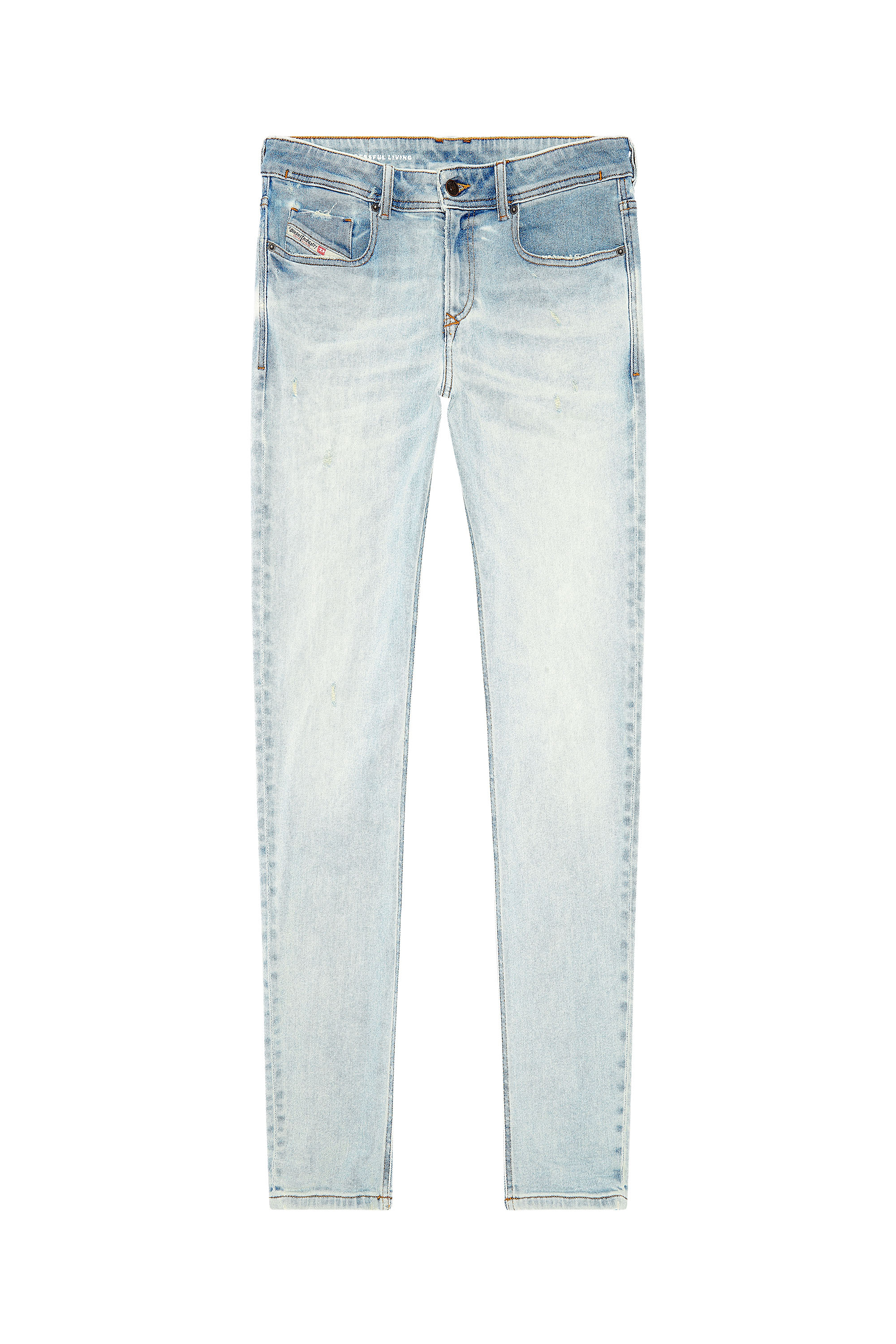 Diesel - Man Skinny Jeans 1979 Sleenker 09H73, Light Blue - Image 5