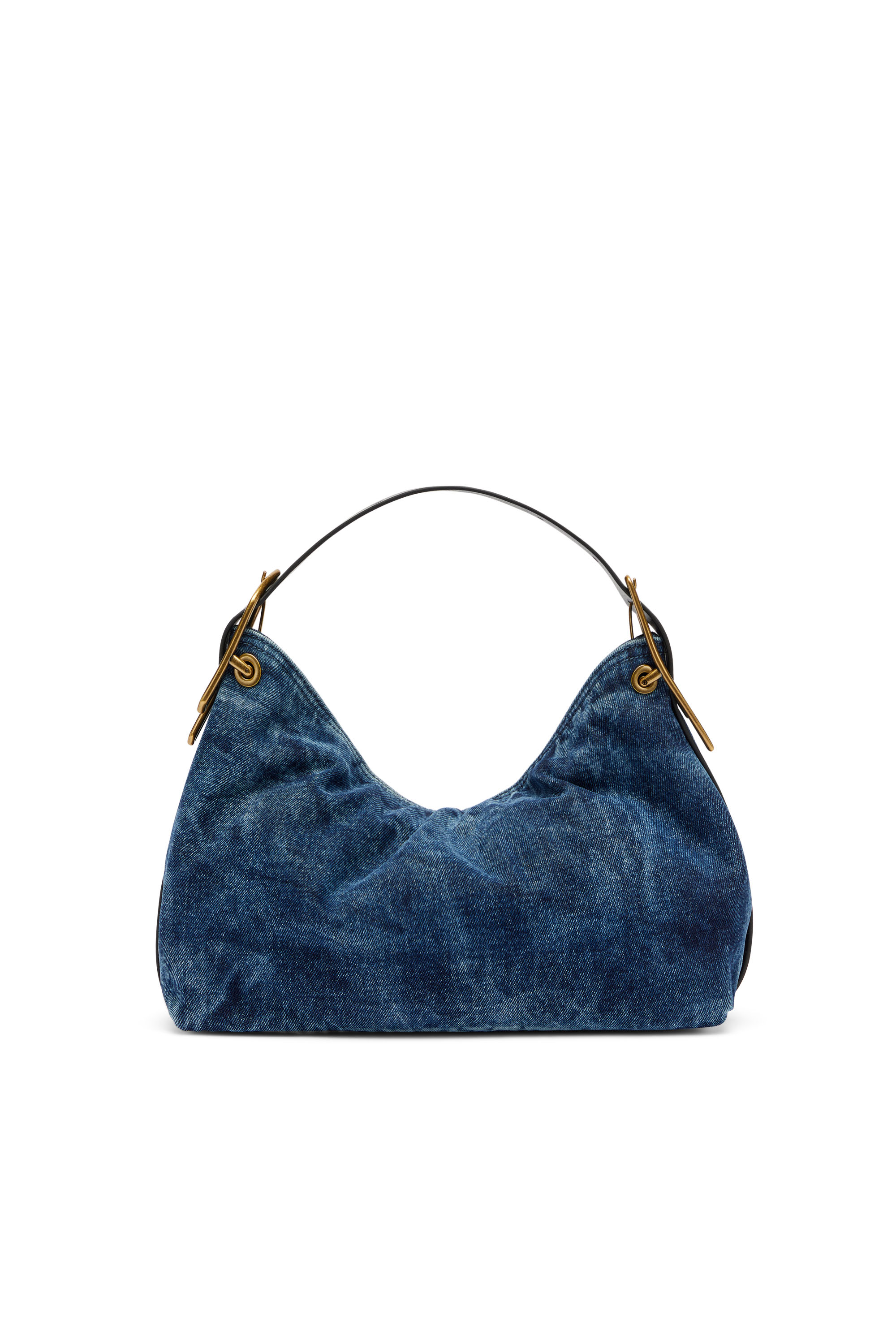 Diesel - D-LINE SHOULDER, Woman's D-Line-Denim shoulder bag in Medium blue - 3